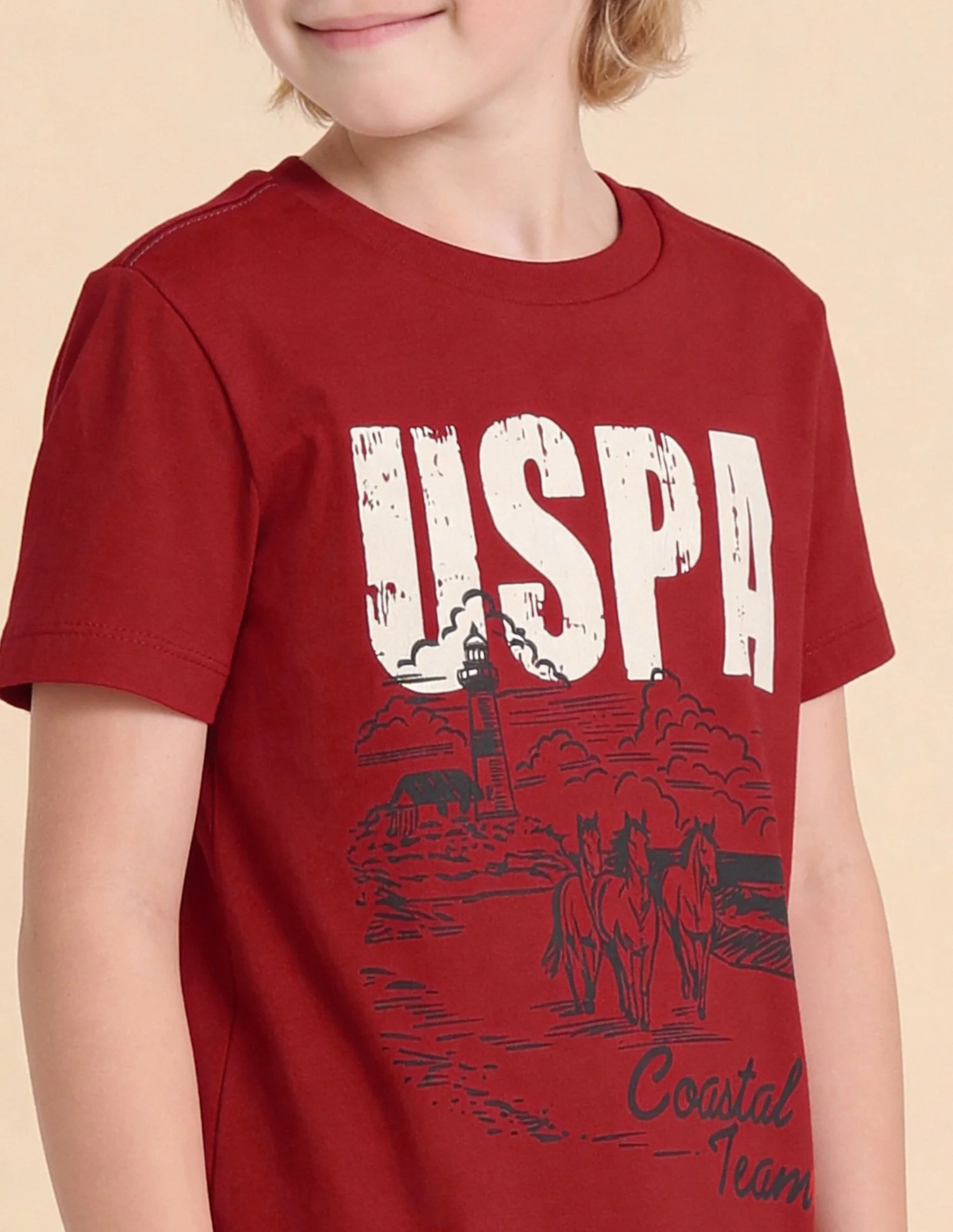 Boys Graphic Brand Printed T-Shirt - Image 6