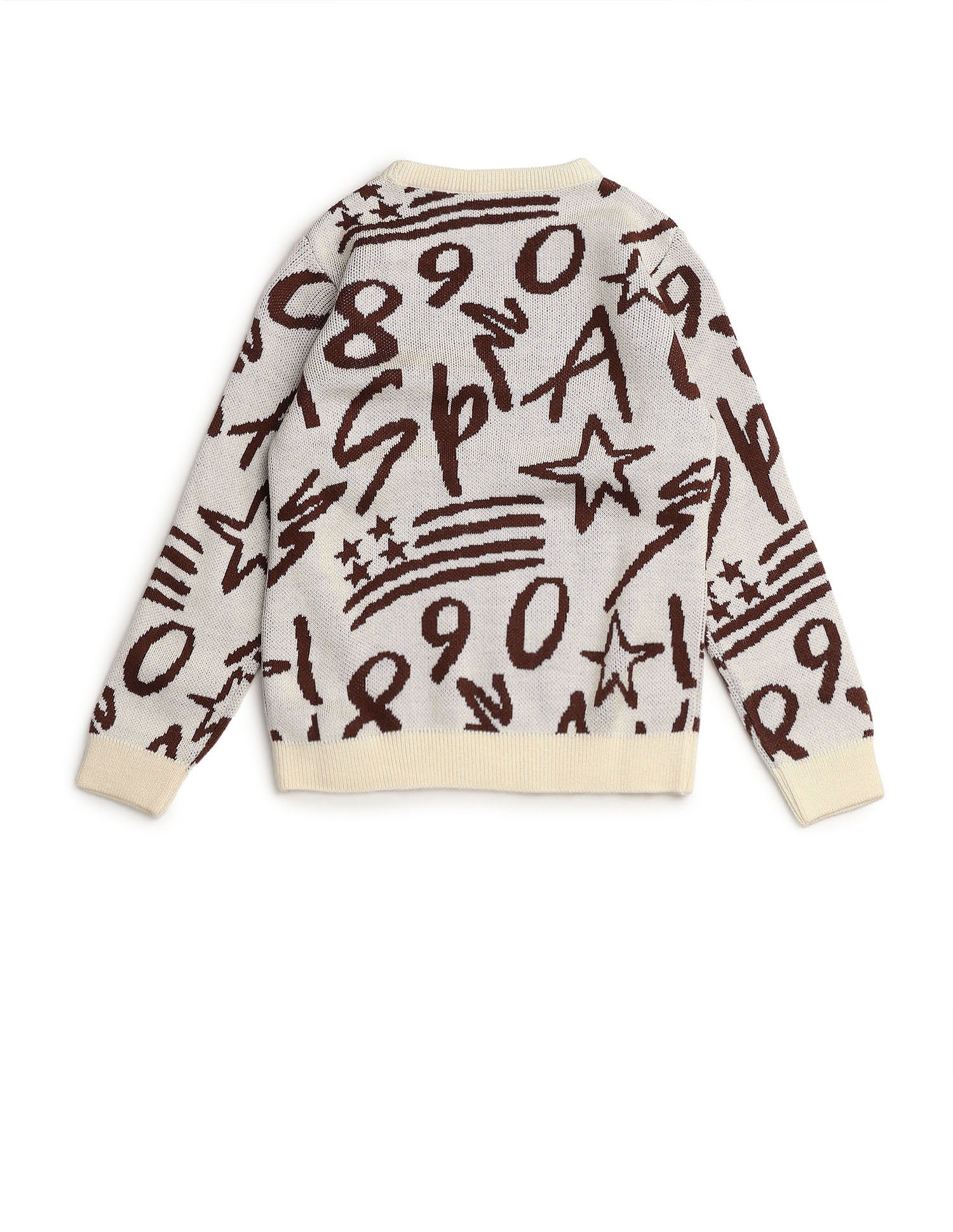 Boys Graphic Patterned Knit Sweater - Image 8