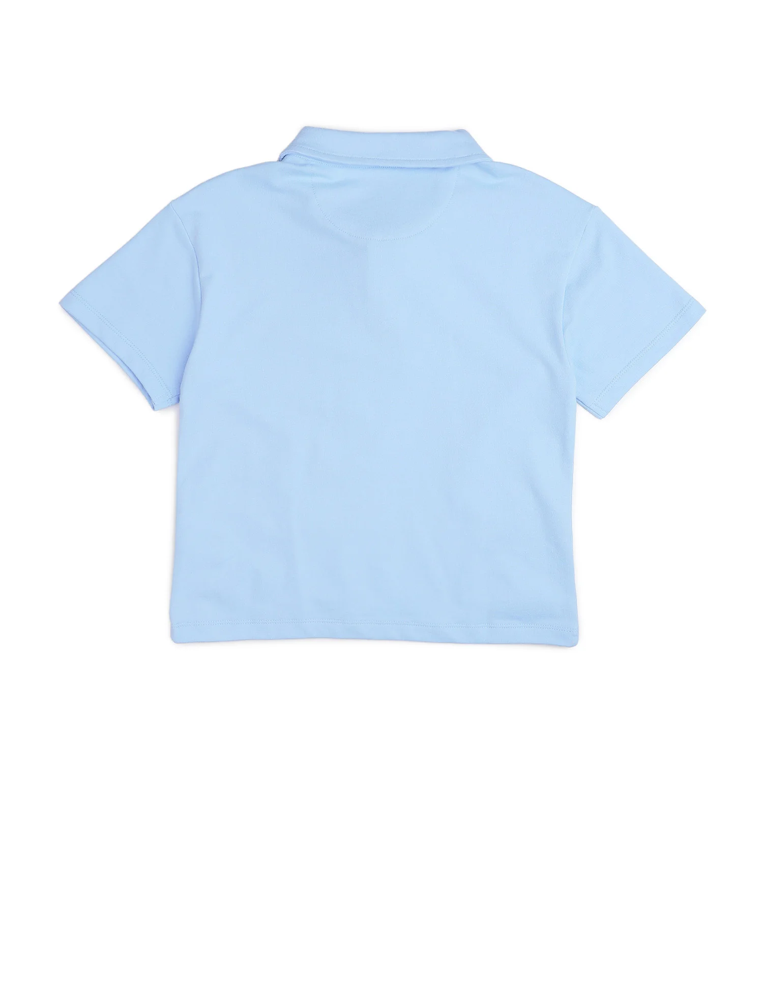 Boys Graphic Printed Boxy Fit Polo Shirt - Image 8