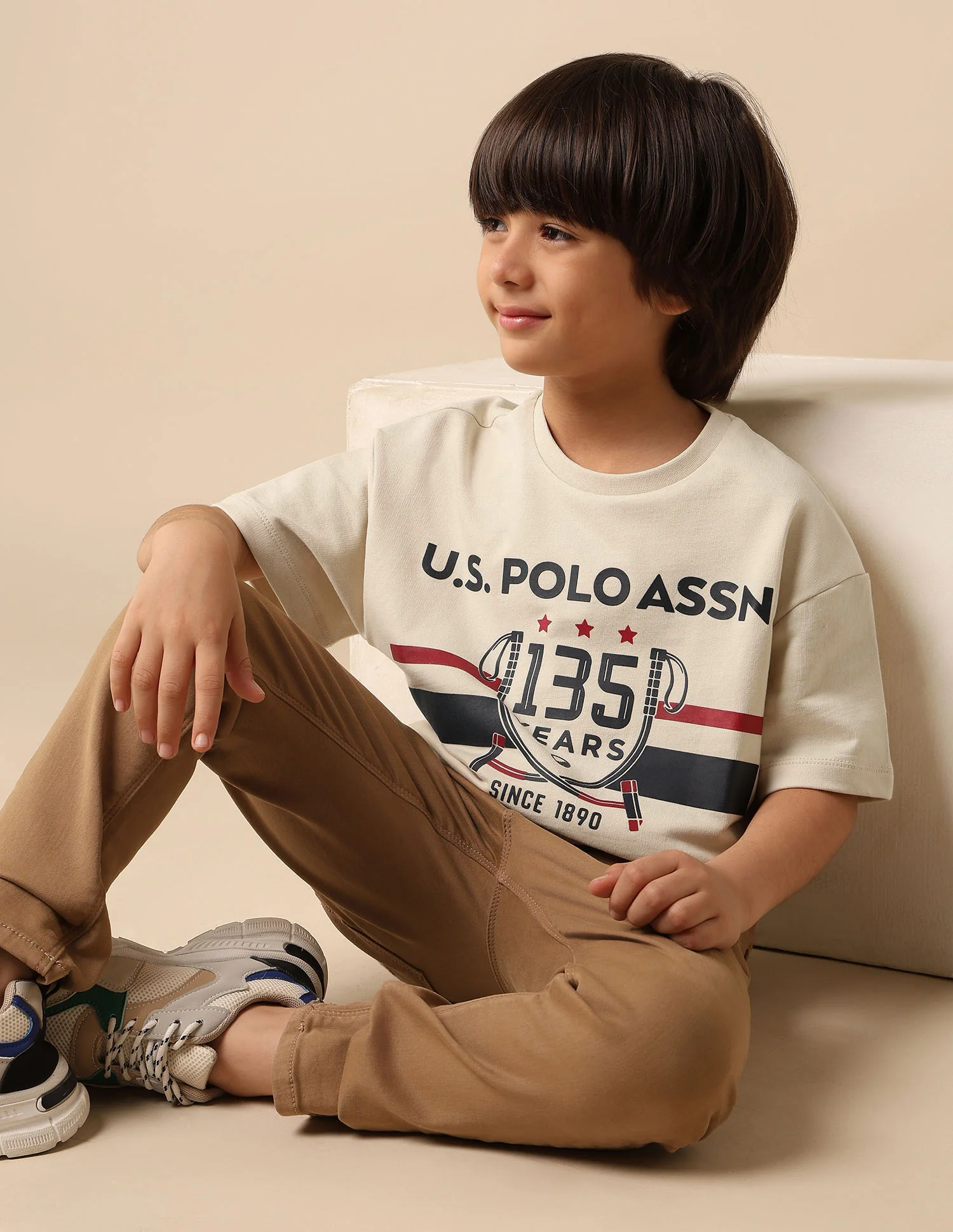 Boys Graphic Printed Boxy Fit T Shirt