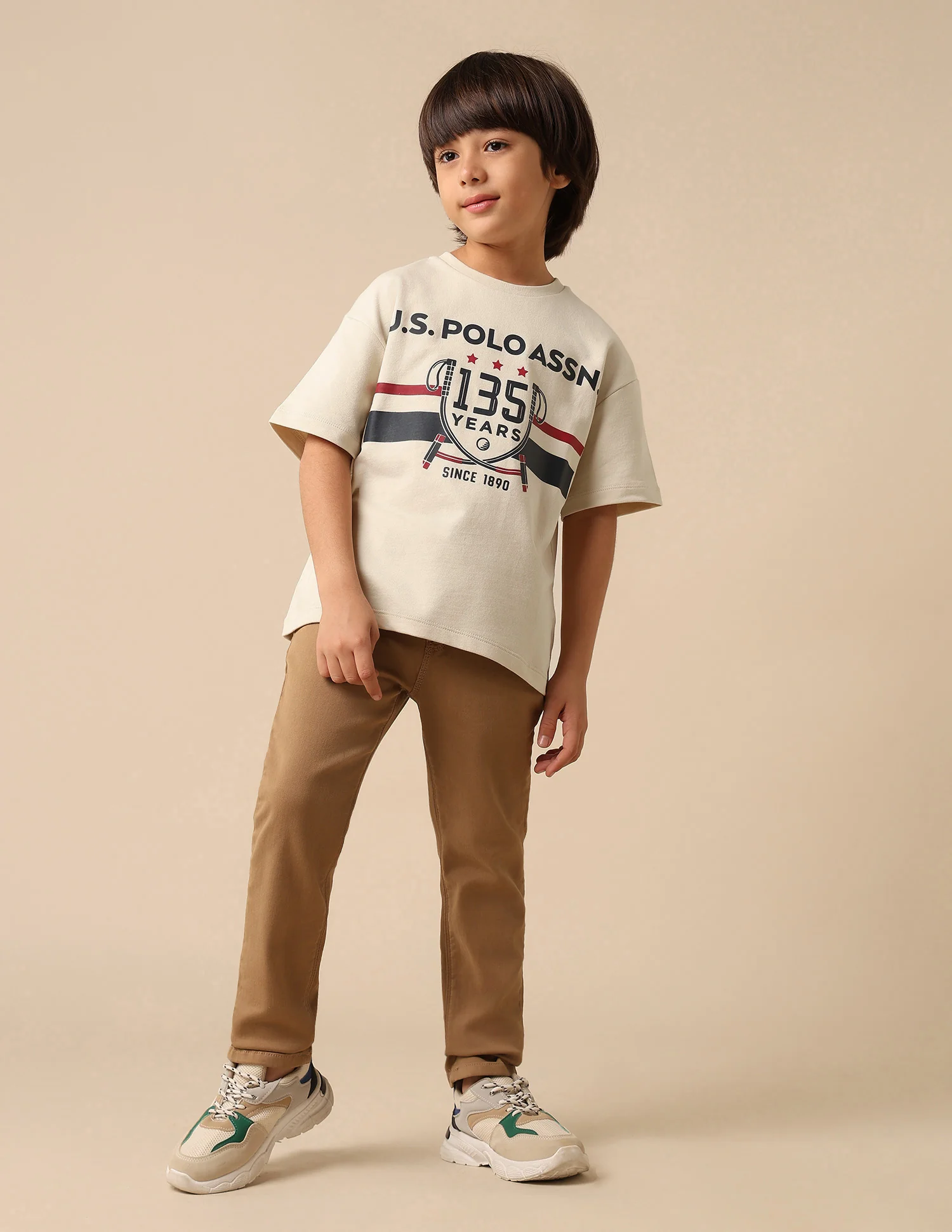 Boys Graphic Printed Boxy Fit T Shirt - Image 3