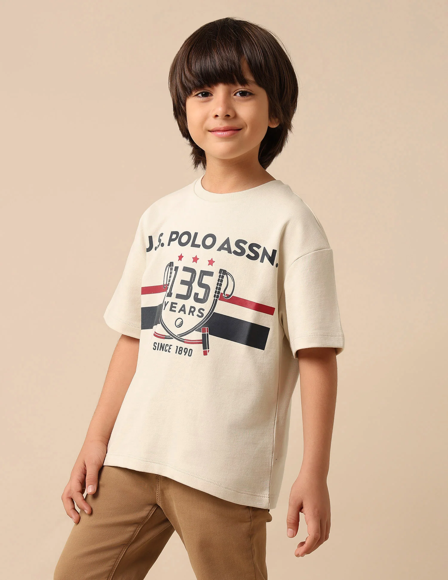 Boys Graphic Printed Boxy Fit T Shirt - Image 4