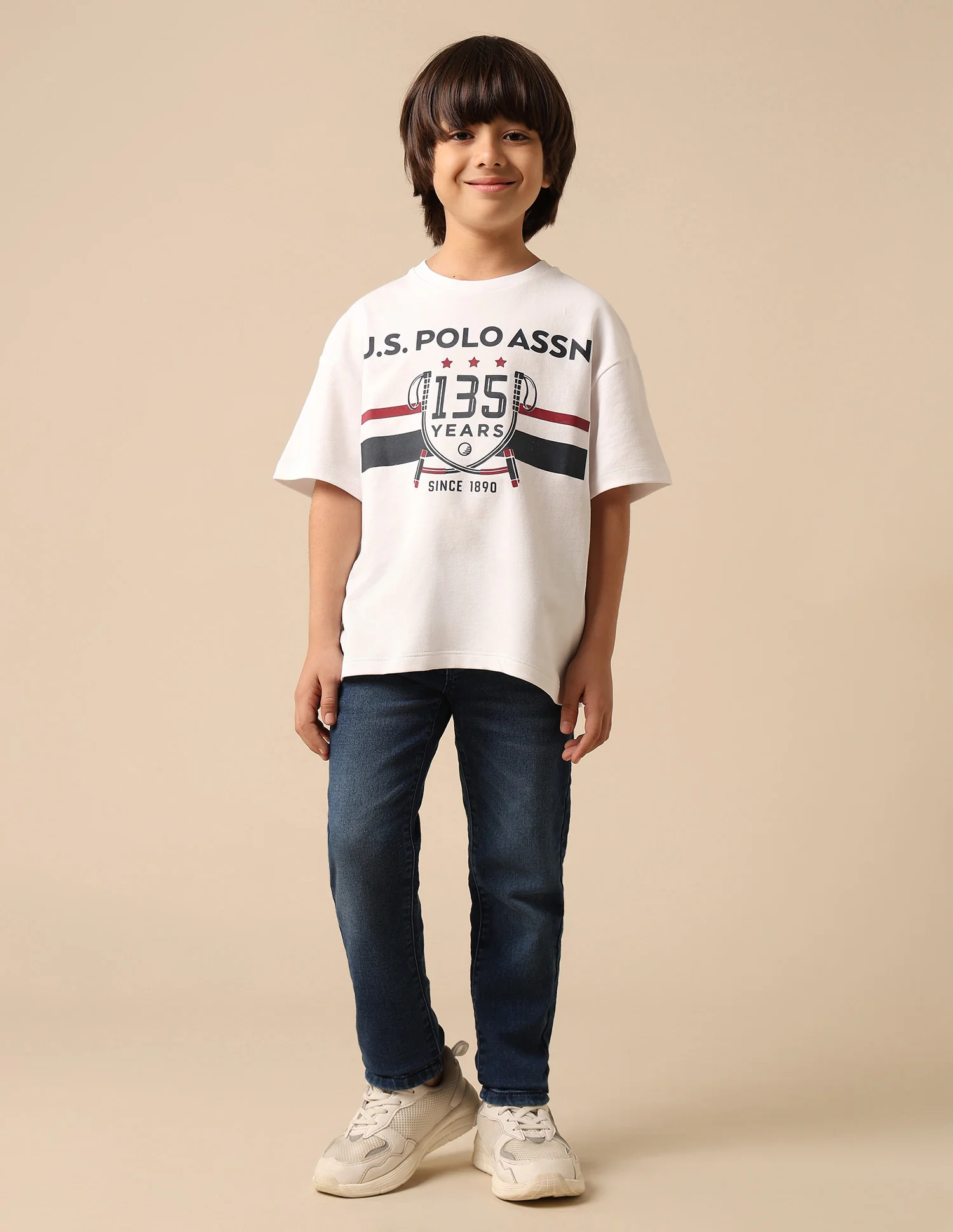 Boys Graphic Printed Boxy Fit T Shirt - Image 3