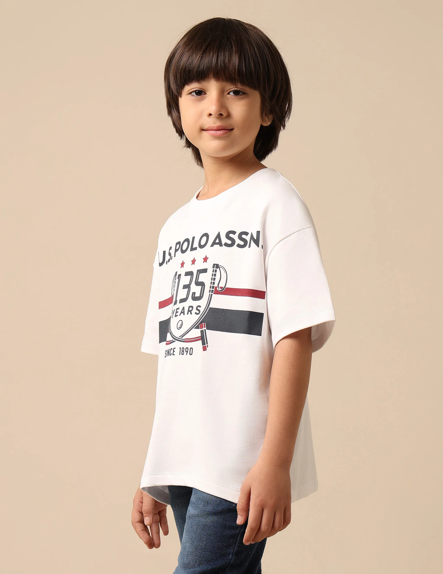 Boys Graphic Printed Boxy Fit T Shirt - Image 4