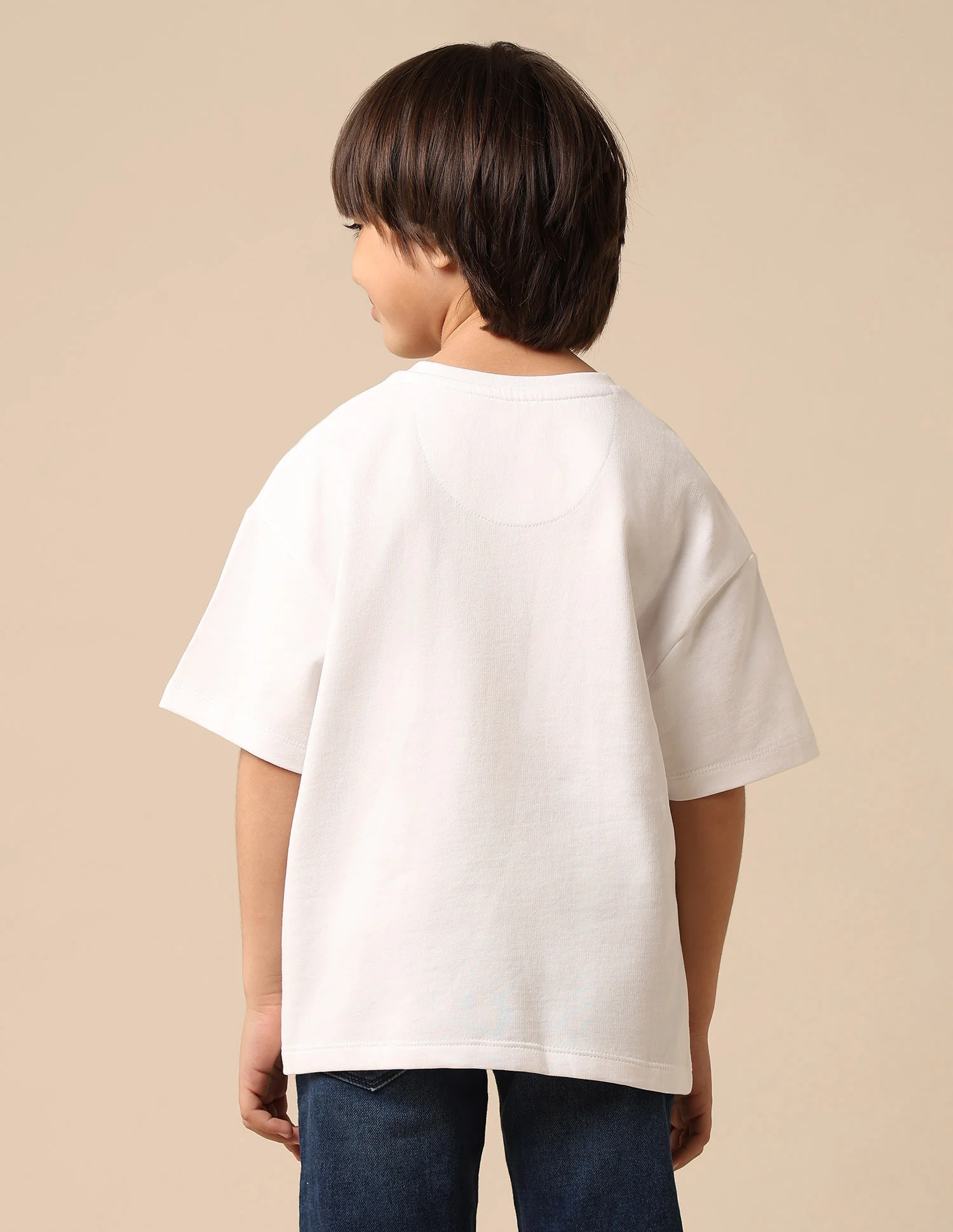 Boys Graphic Printed Boxy Fit T Shirt - Image 5