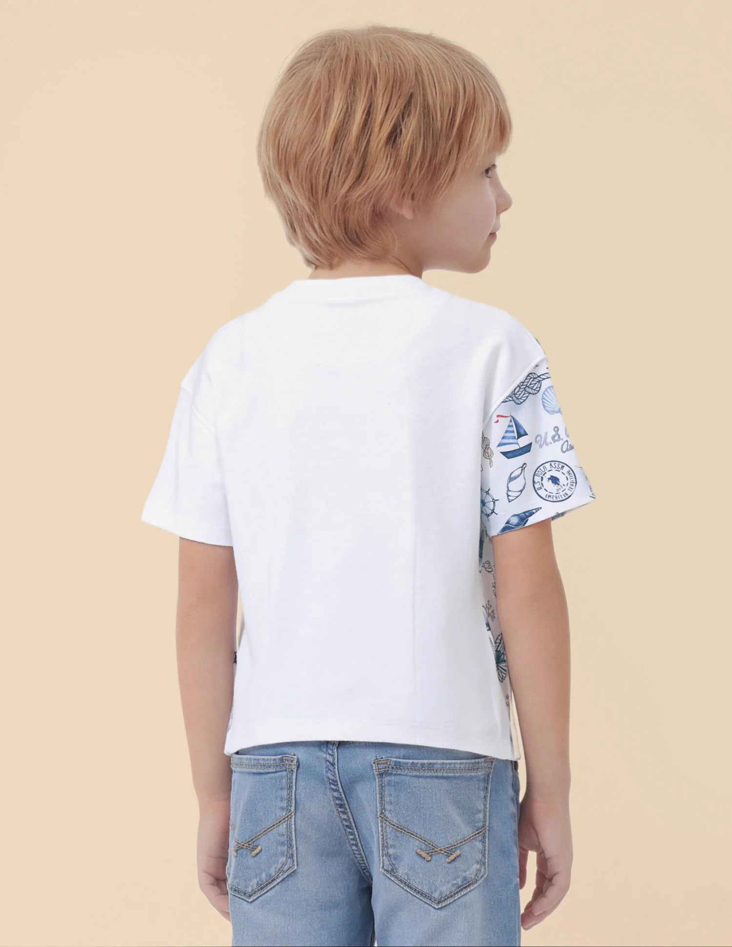 Boys Graphic Printed Oversized Fit T-Shirt - Image 5