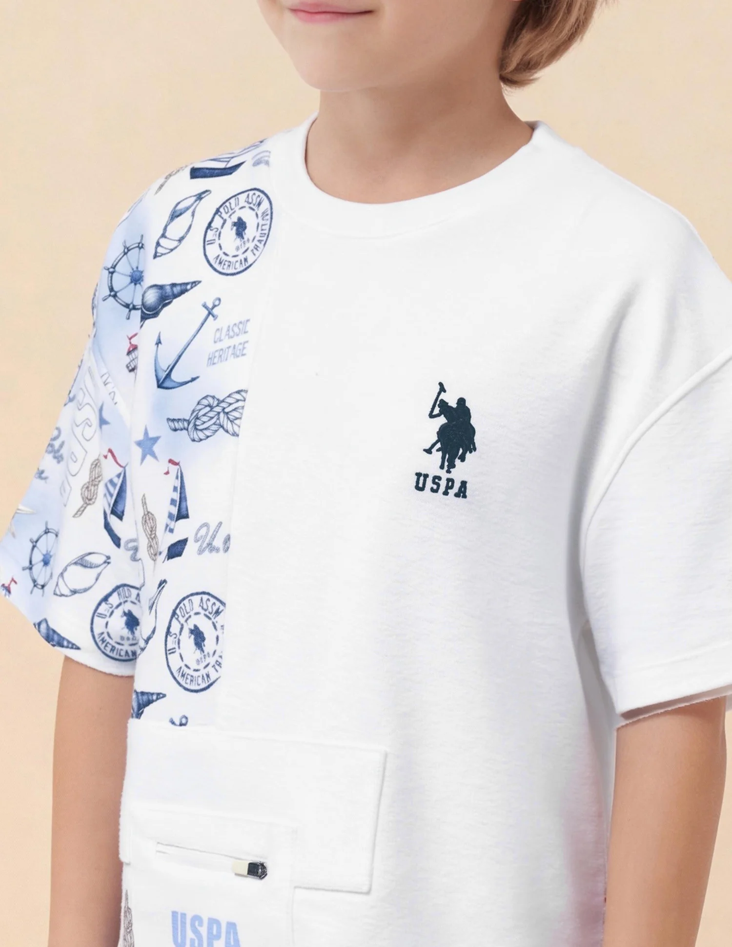 Boys Graphic Printed Oversized Fit T-Shirt - Image 6