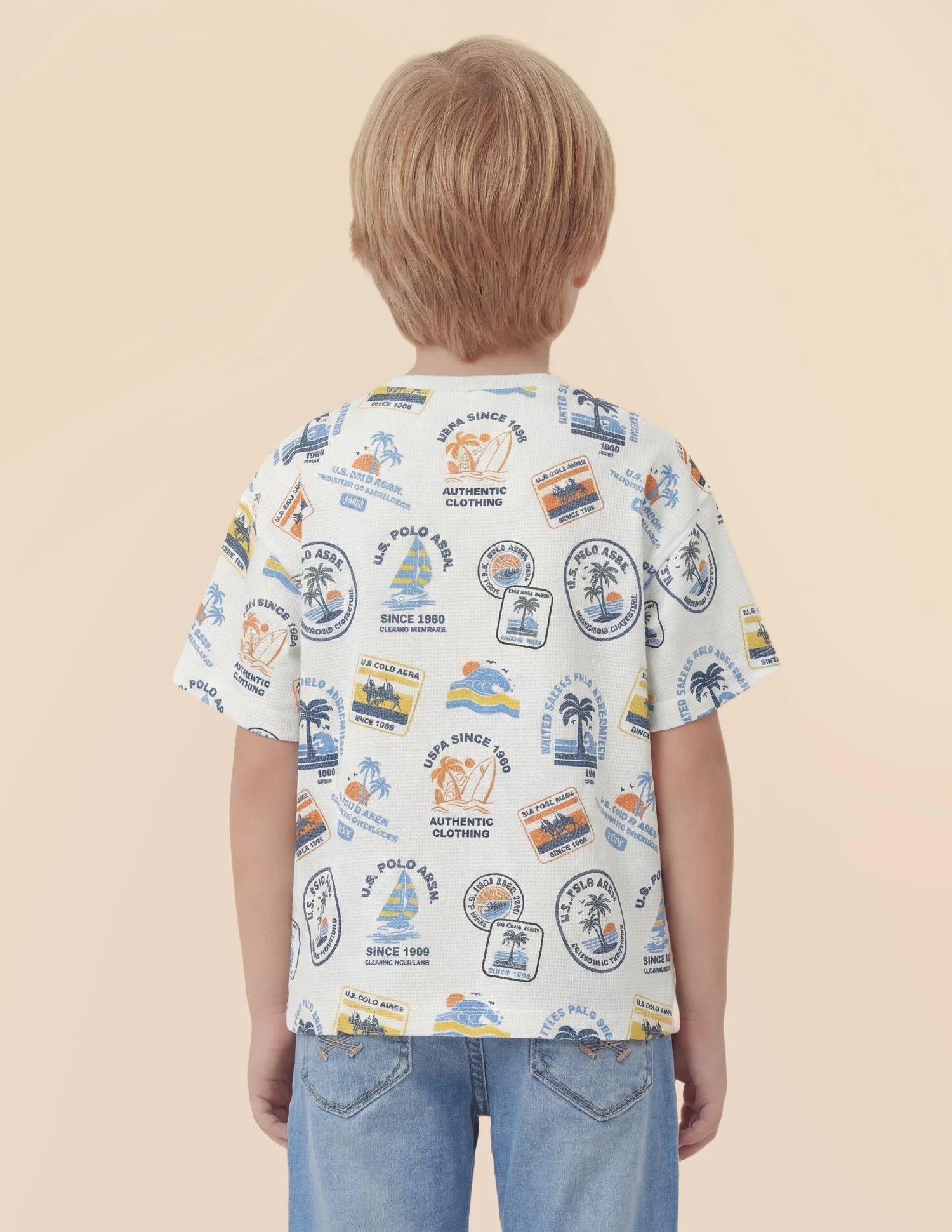 Boys Graphic Printed Oversized Fit T-Shirt - Image 5