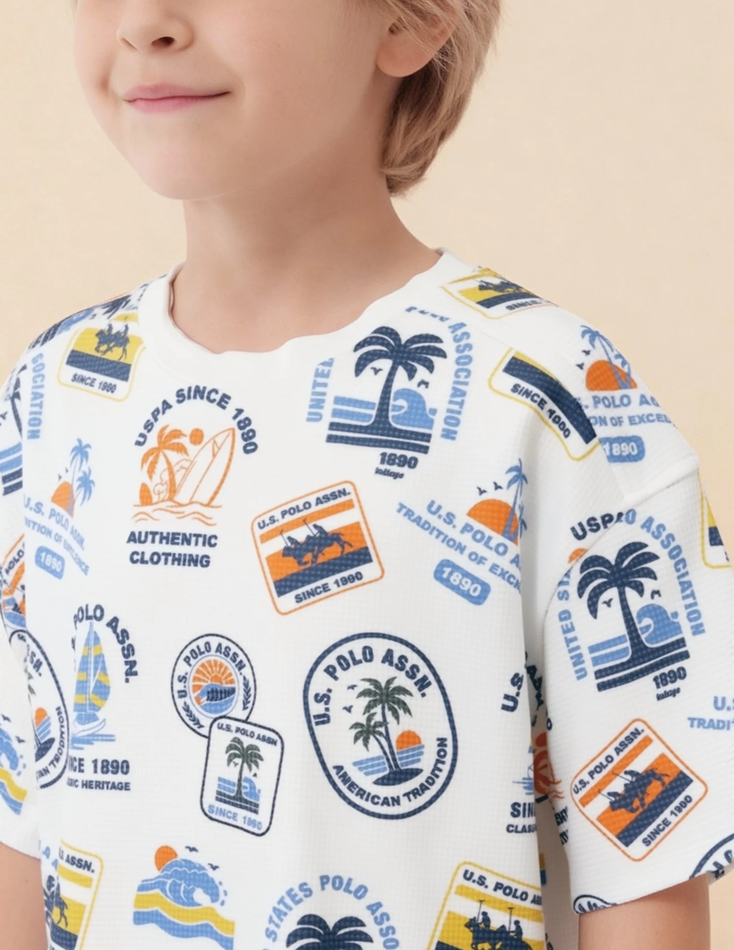Boys Graphic Printed Oversized Fit T-Shirt - Image 6