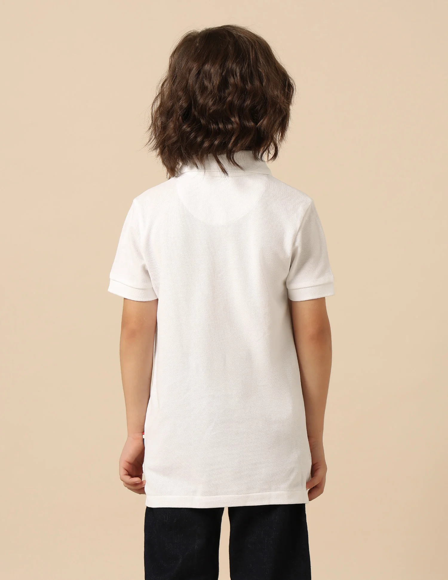 Boys Graphic Printed Regular Fit Polo Shirt - Image 5