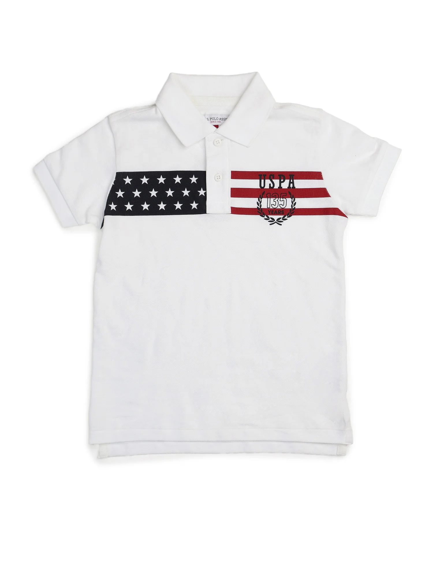 Boys Graphic Printed Regular Fit Polo Shirt - Image 7