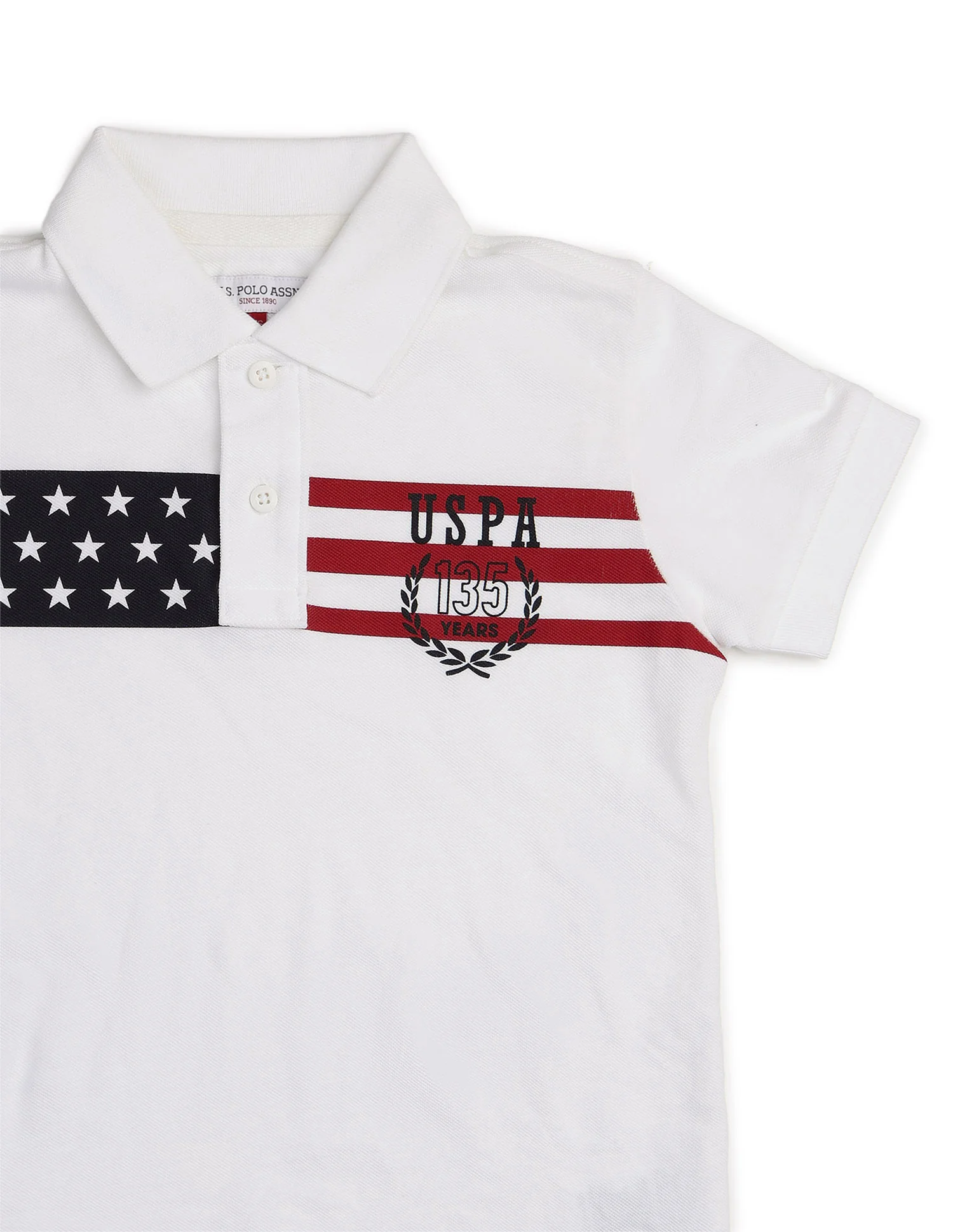 Boys Graphic Printed Regular Fit Polo Shirt - Image 9