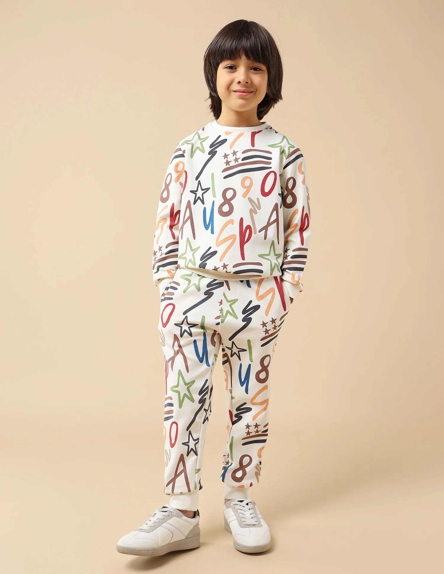 Boys Graphic Printed Regular Fit Sweatshirt - Image 3