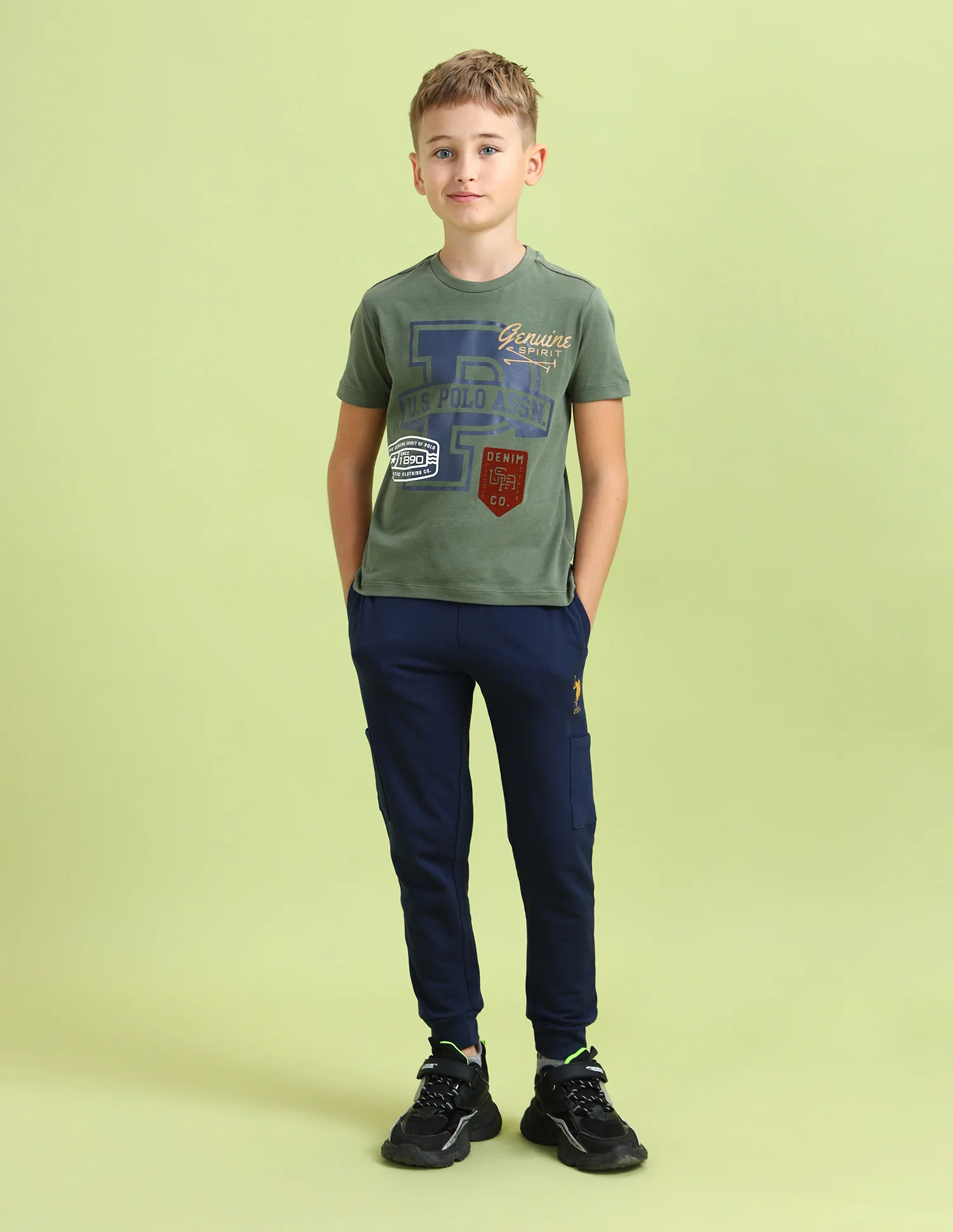 Boys Graphic Printed Regular Fit T-Shirt - Image 3