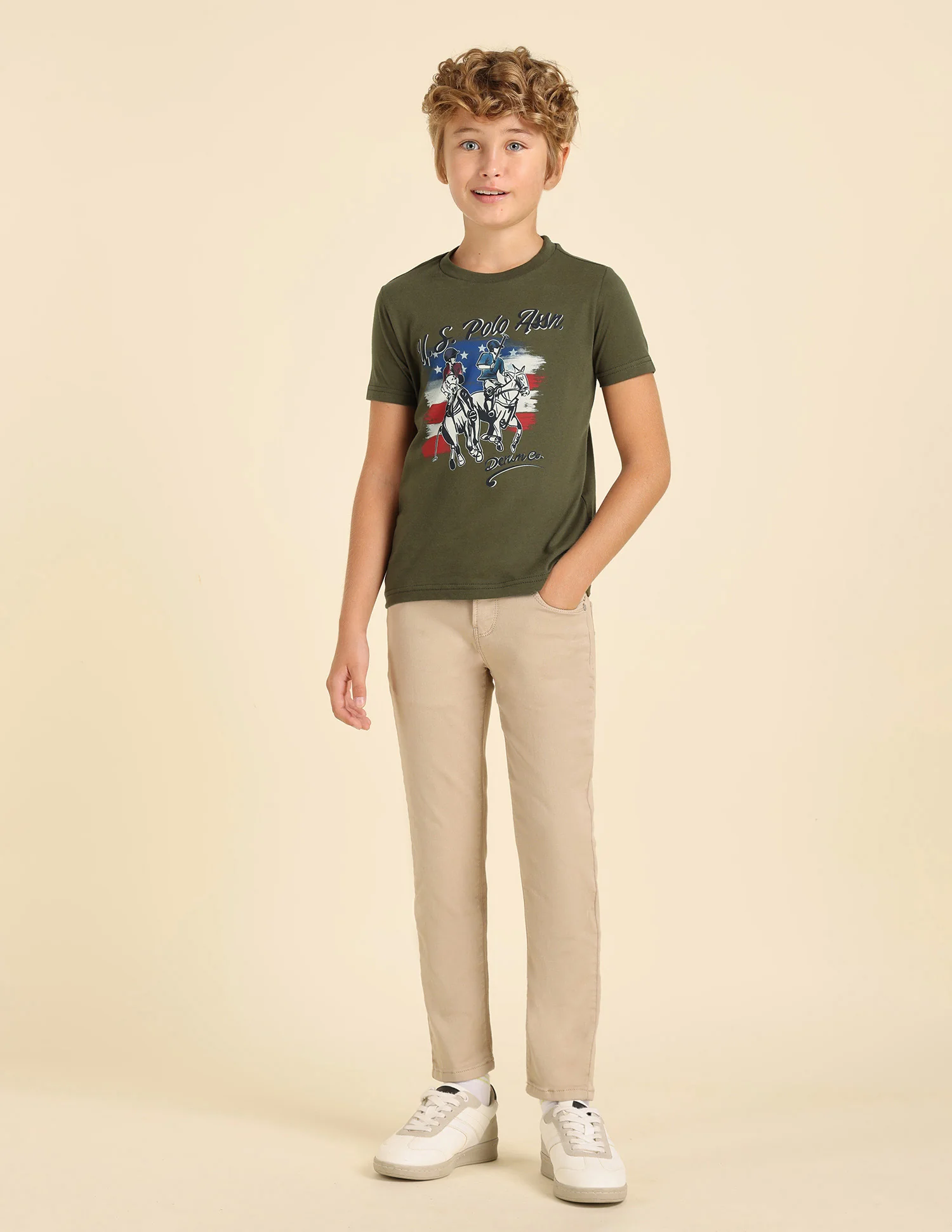 Boys Graphic Printed Regular Fit T-Shirt - Image 3