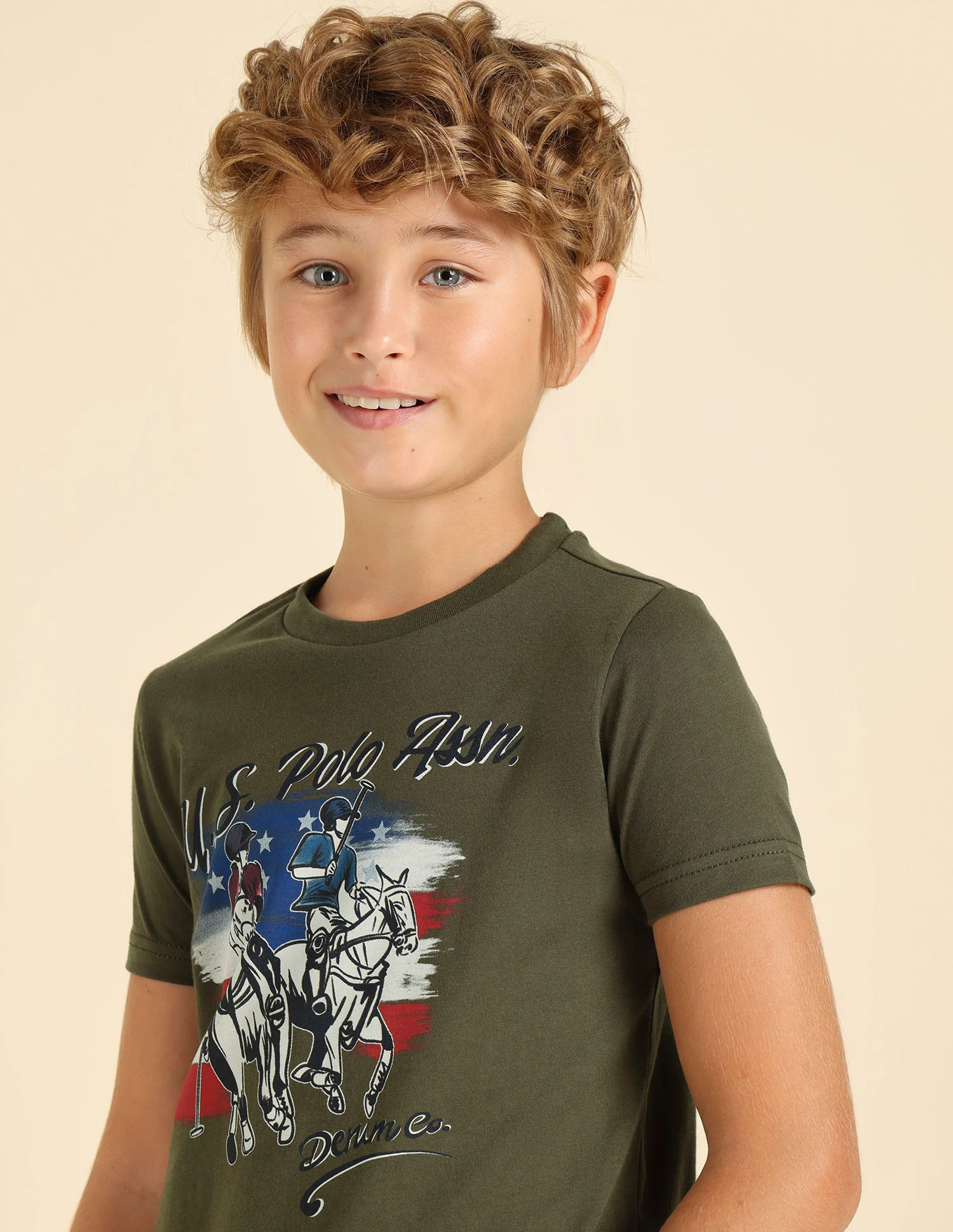 Boys Graphic Printed Regular Fit T-Shirt - Image 5