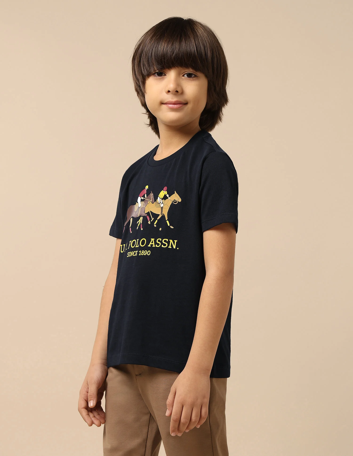 Boys Graphic Printed Regular Fit T-Shirt - Image 4