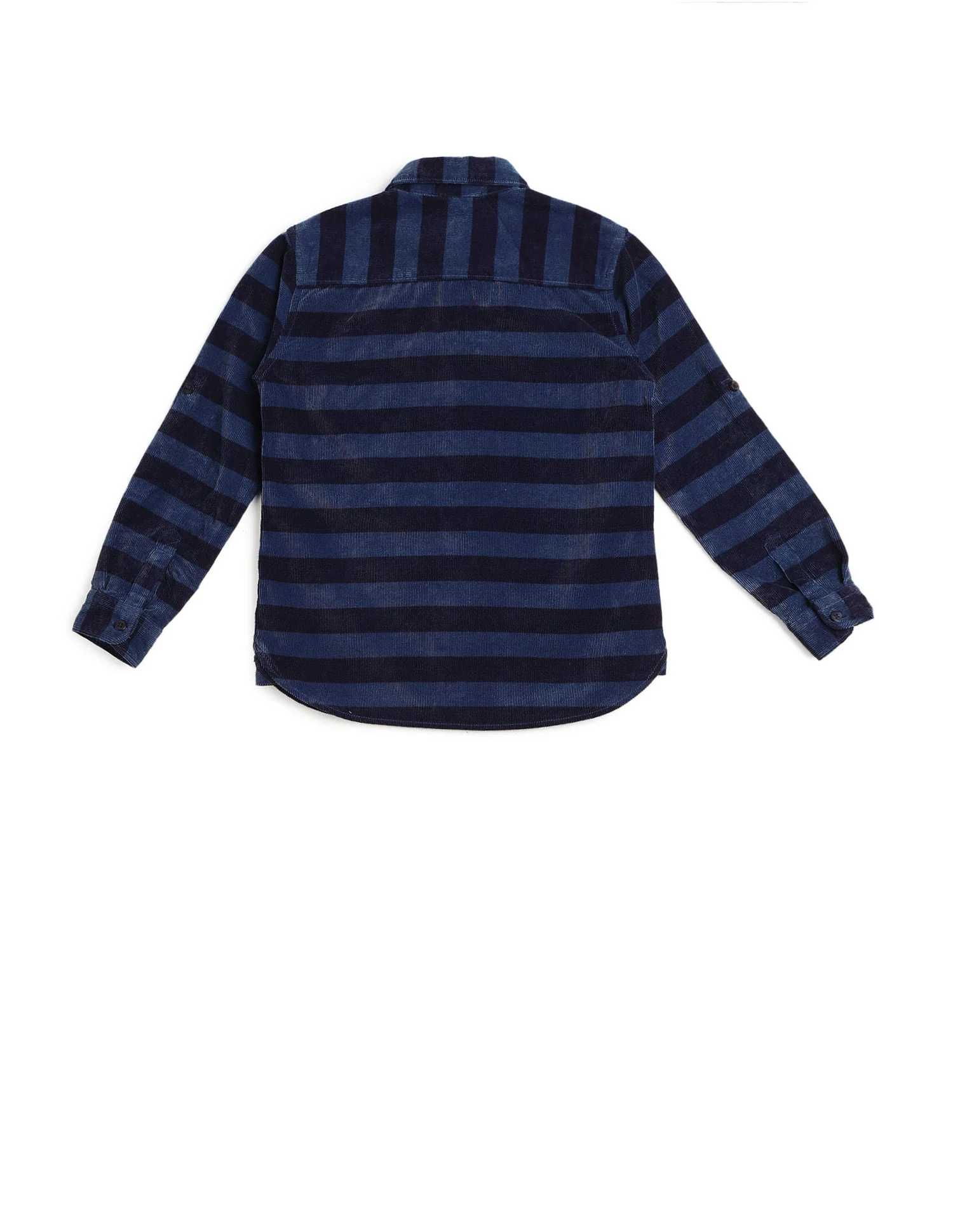 Boys Horizontal Striped Pure Cotton Shirt - Image 8