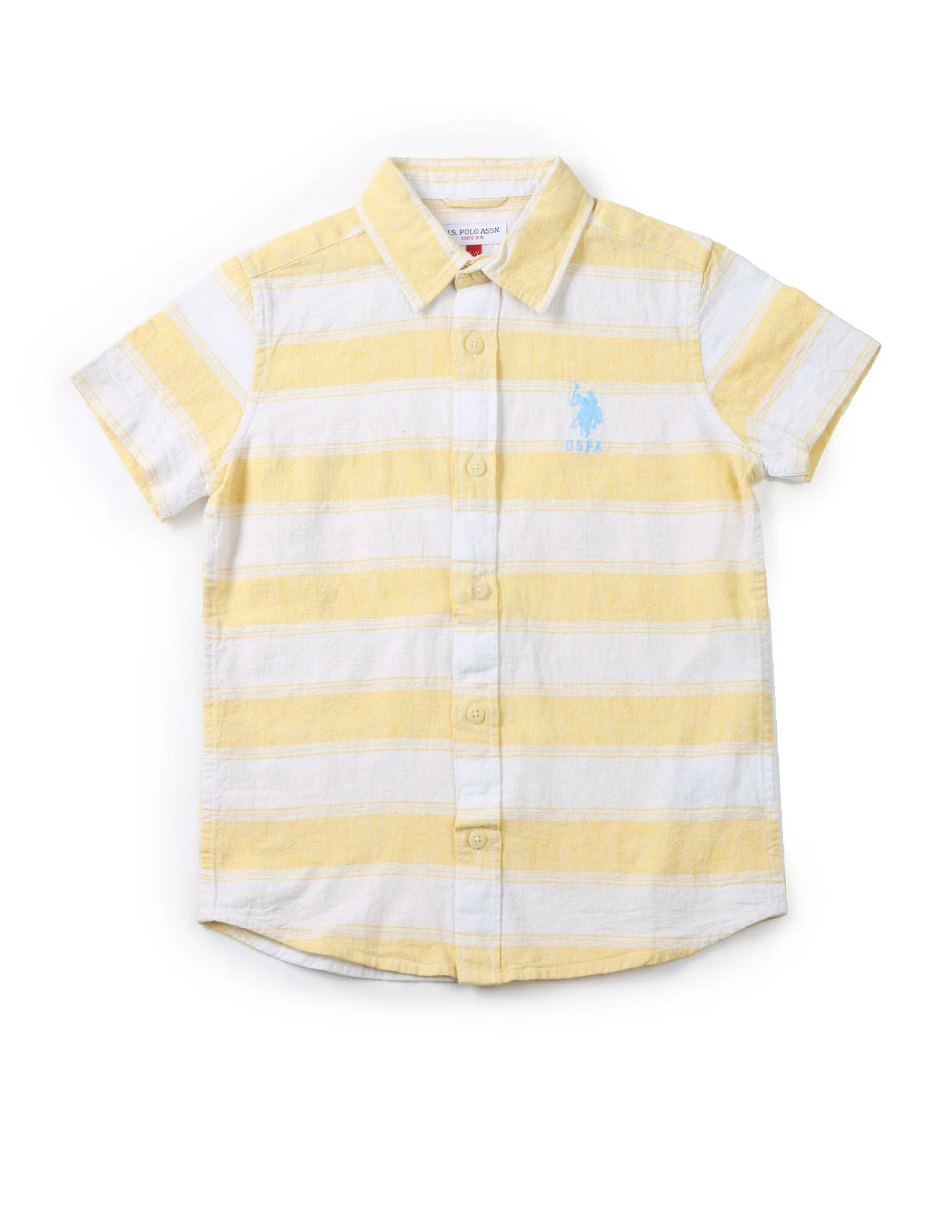 UKSHT1431 YELLOW Boys Shirt - Image 6