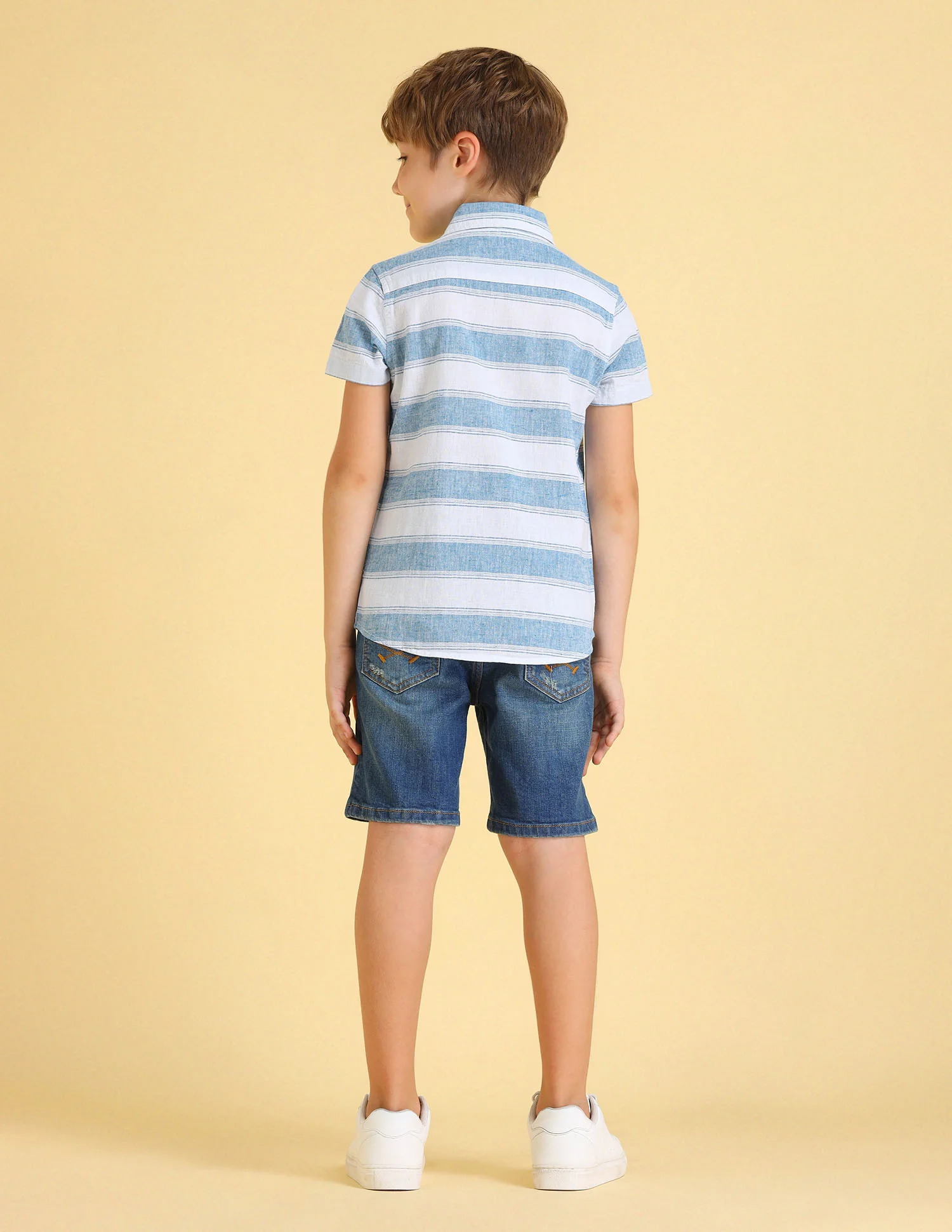 UKSHT1432 AQUA Boys Shirt - Image 4