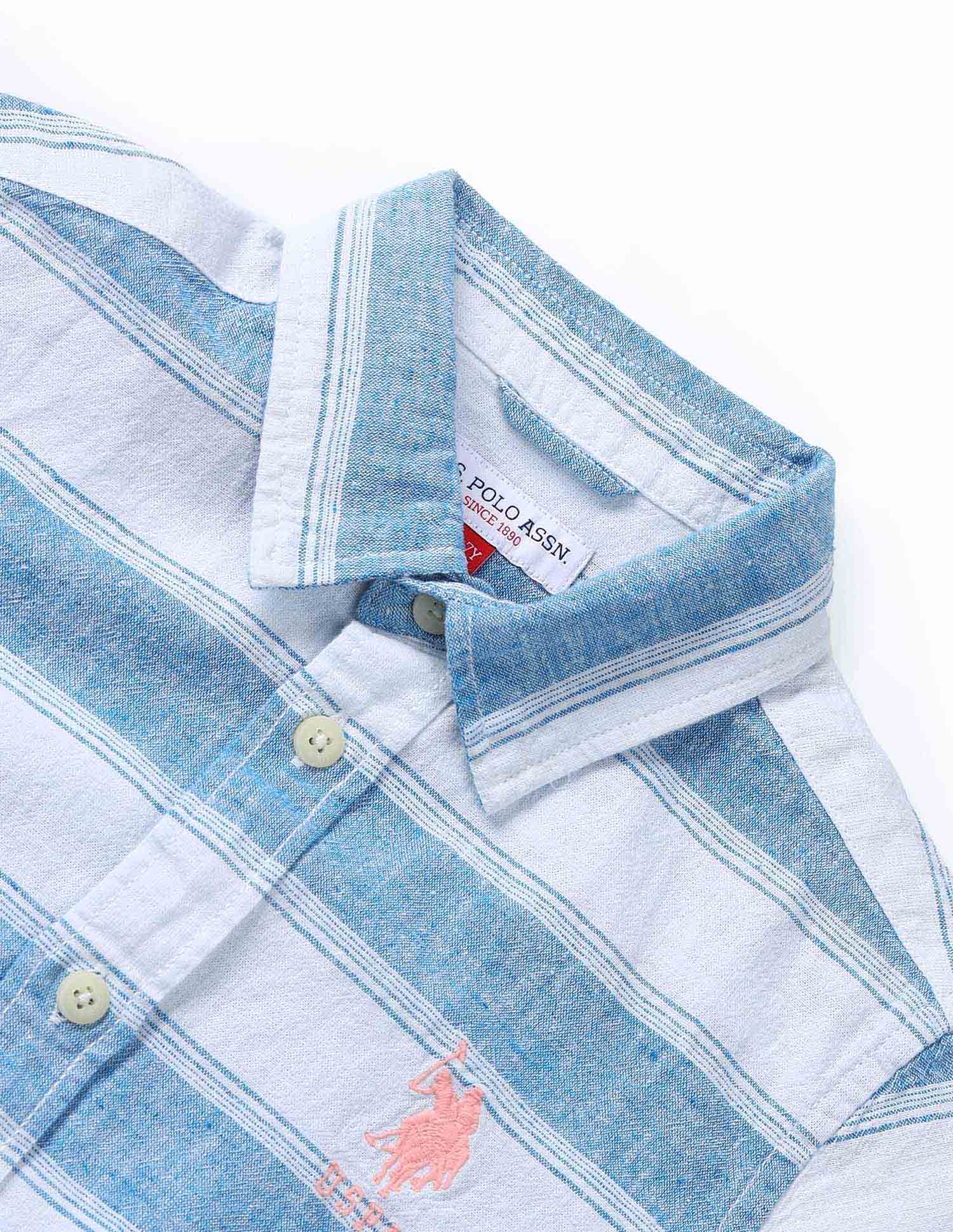 UKSHT1432 AQUA Boys Shirt - Image 8
