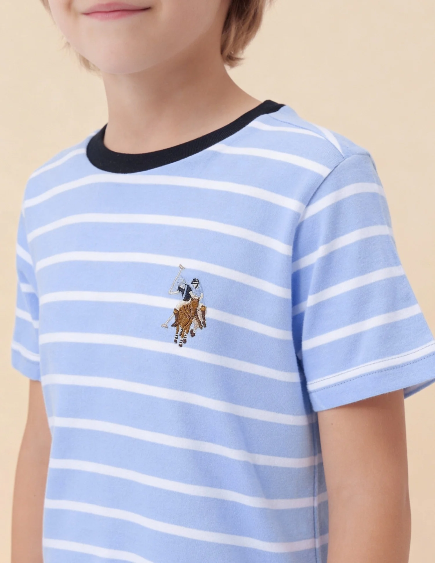 Boys Horizontal Striped T-Shirt - Image 6