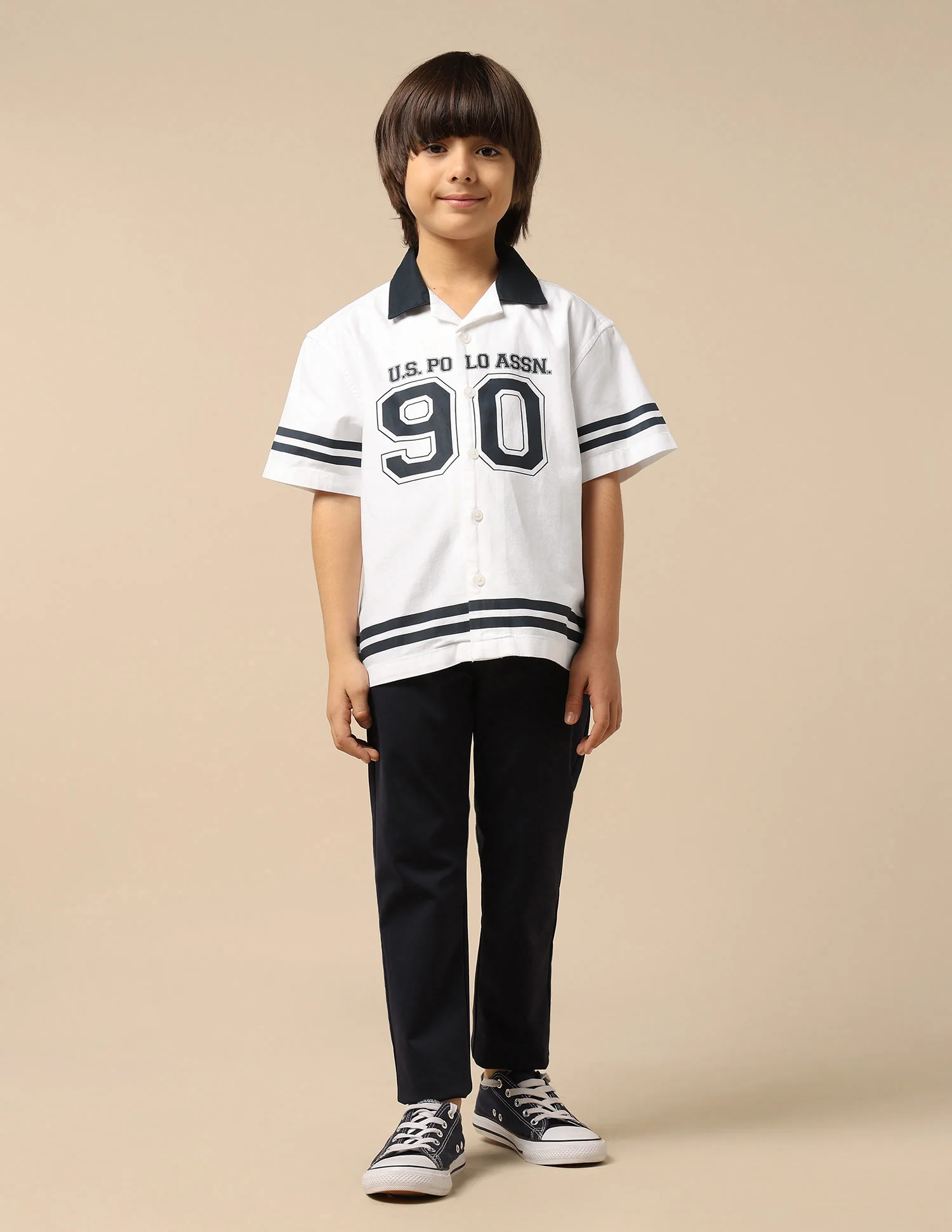Boys Logo Twill Shirt - Image 3