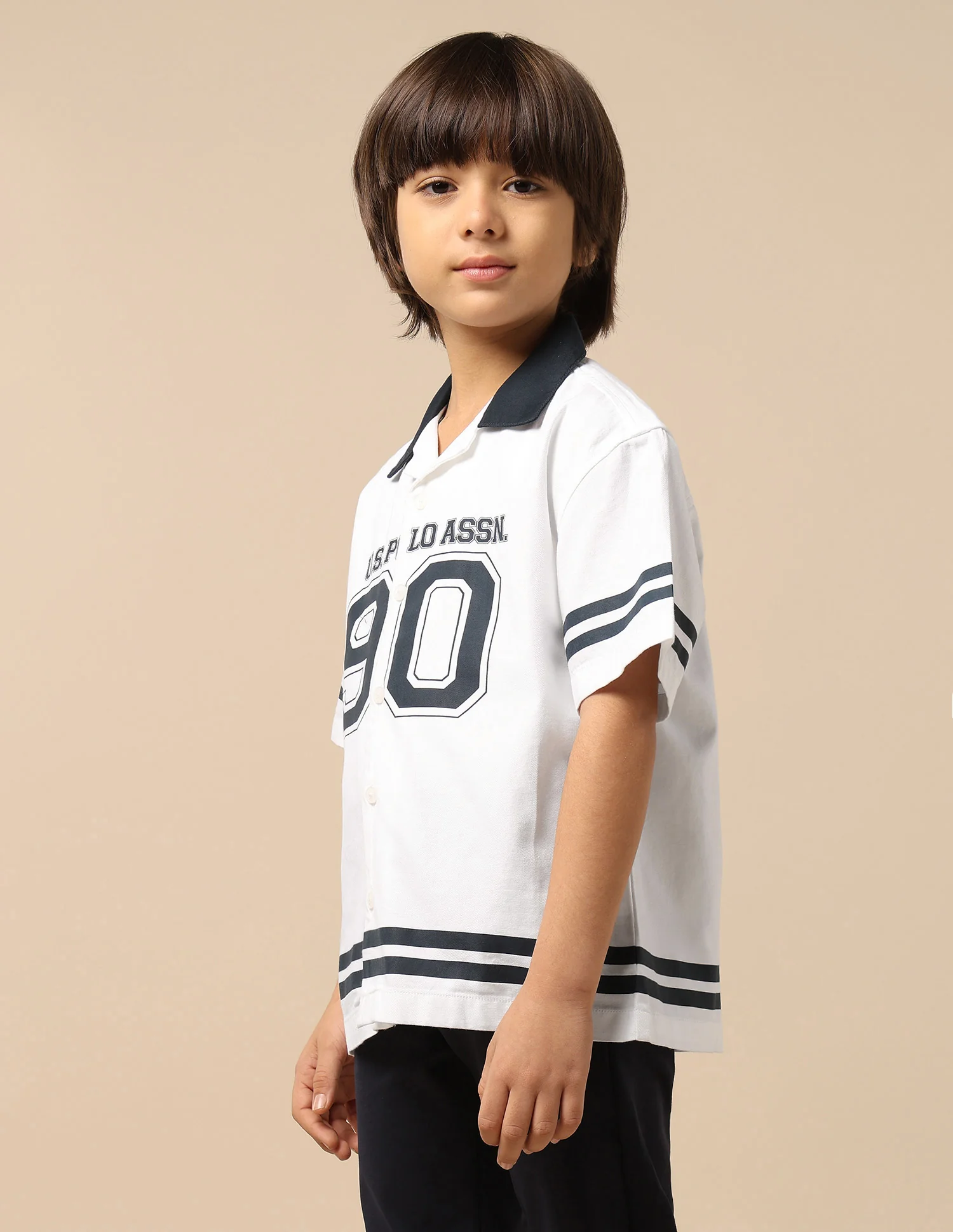 Boys Logo Twill Shirt - Image 4