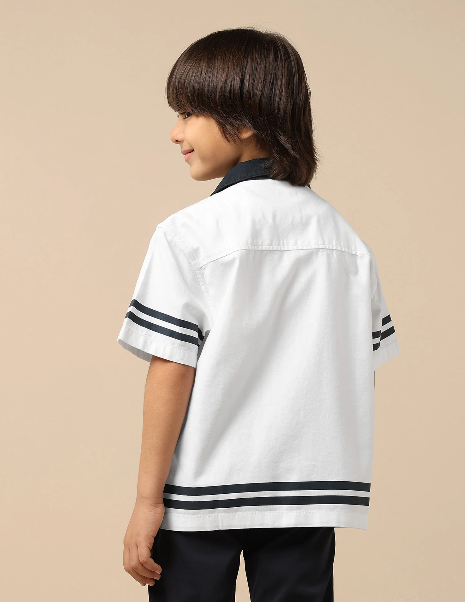 Boys Logo Twill Shirt - Image 5
