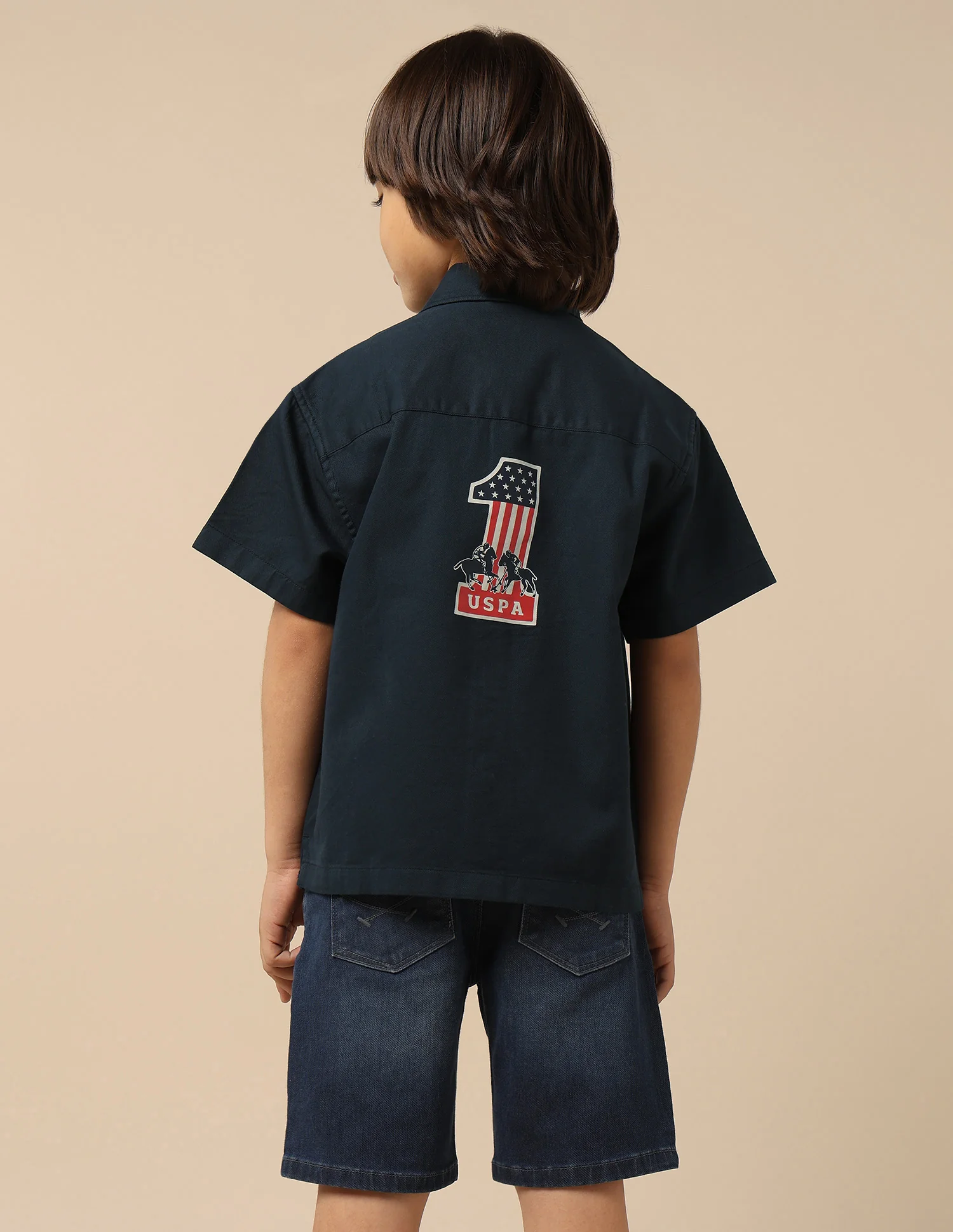 Boys Logo Twill Shirt - Image 5