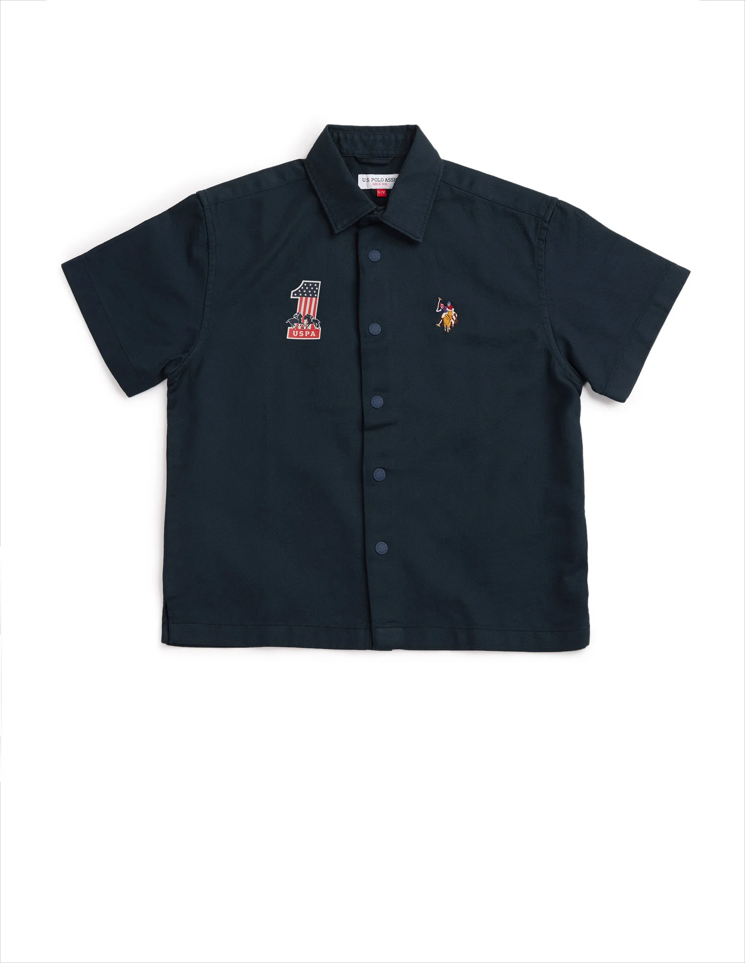 Boys Logo Twill Shirt - Image 7