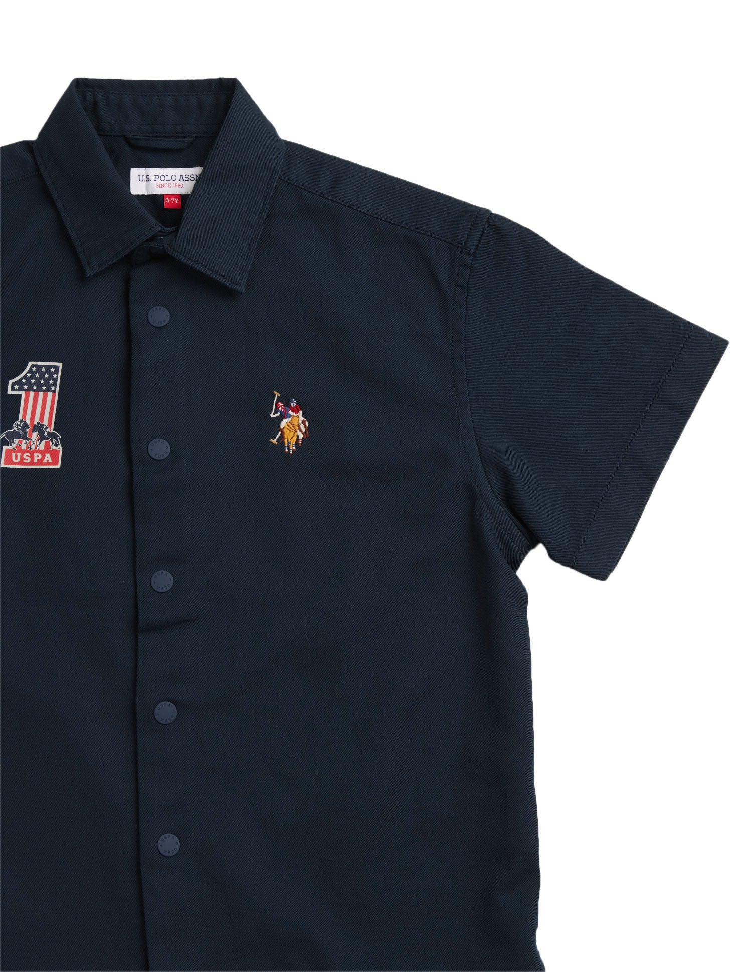 Boys Logo Twill Shirt - Image 9