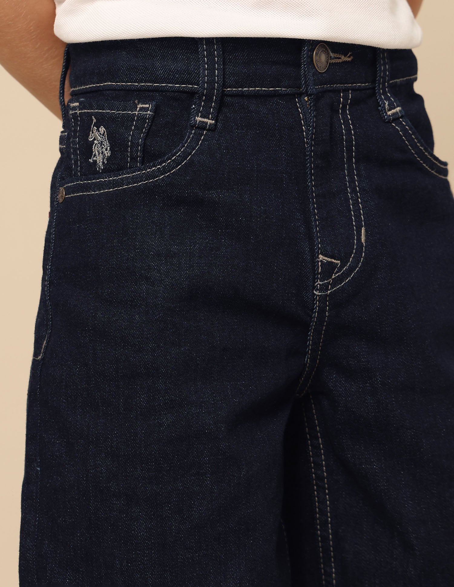 Boys Mid Rise Baggy Fit Jeans - Image 6