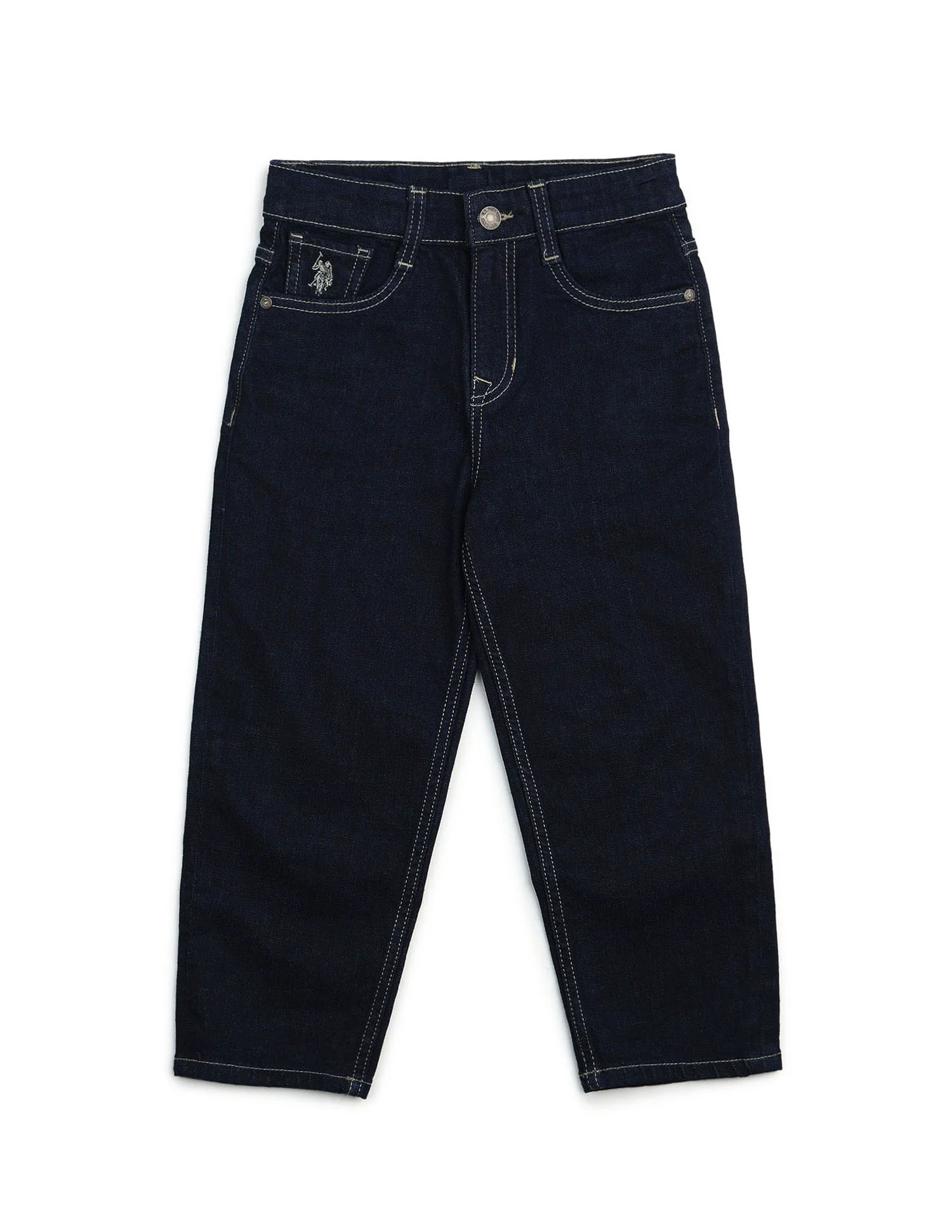 Boys Mid Rise Baggy Fit Jeans - Image 8