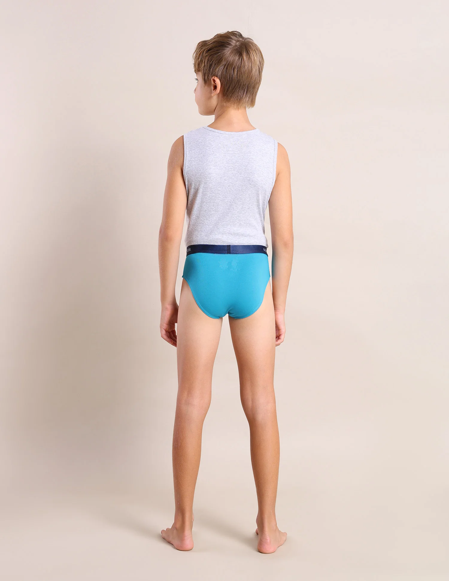 Boys Mid Rise Cotton Spandex Briefs - Pack Of 3 - Image 10