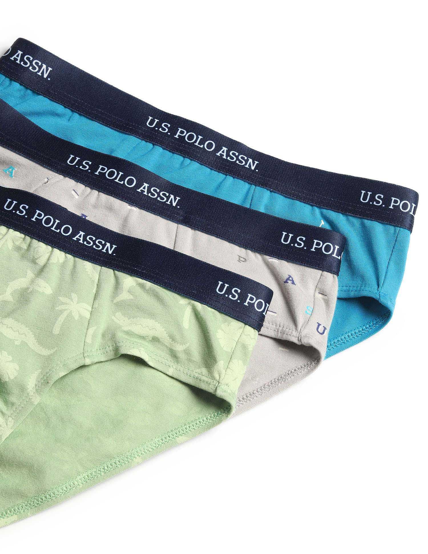 Boys Mid Rise Cotton Spandex Briefs - Pack Of 3 - Image 2