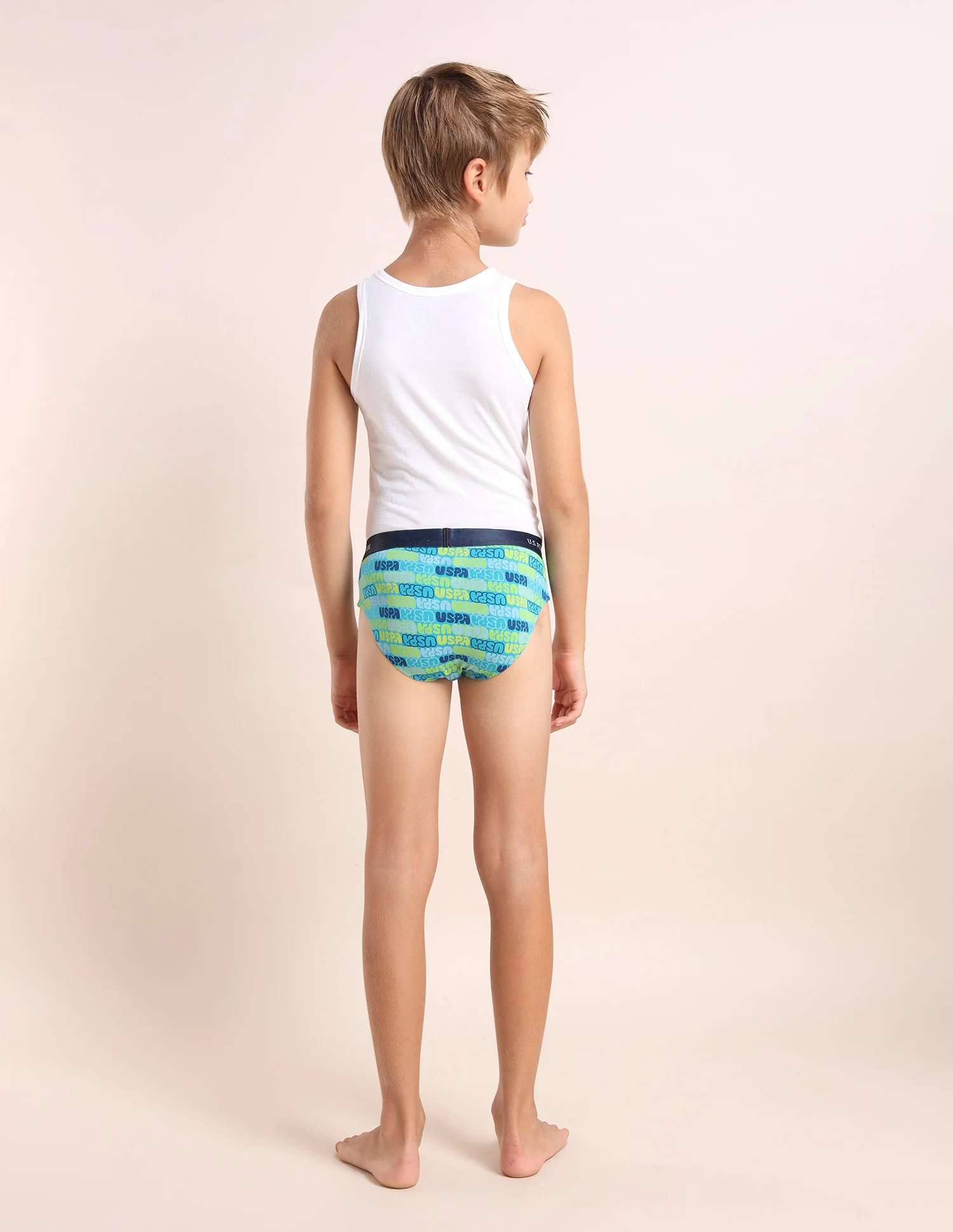 Boys Mid Rise Cotton Spandex Briefs - Pack Of 3 - Image 7