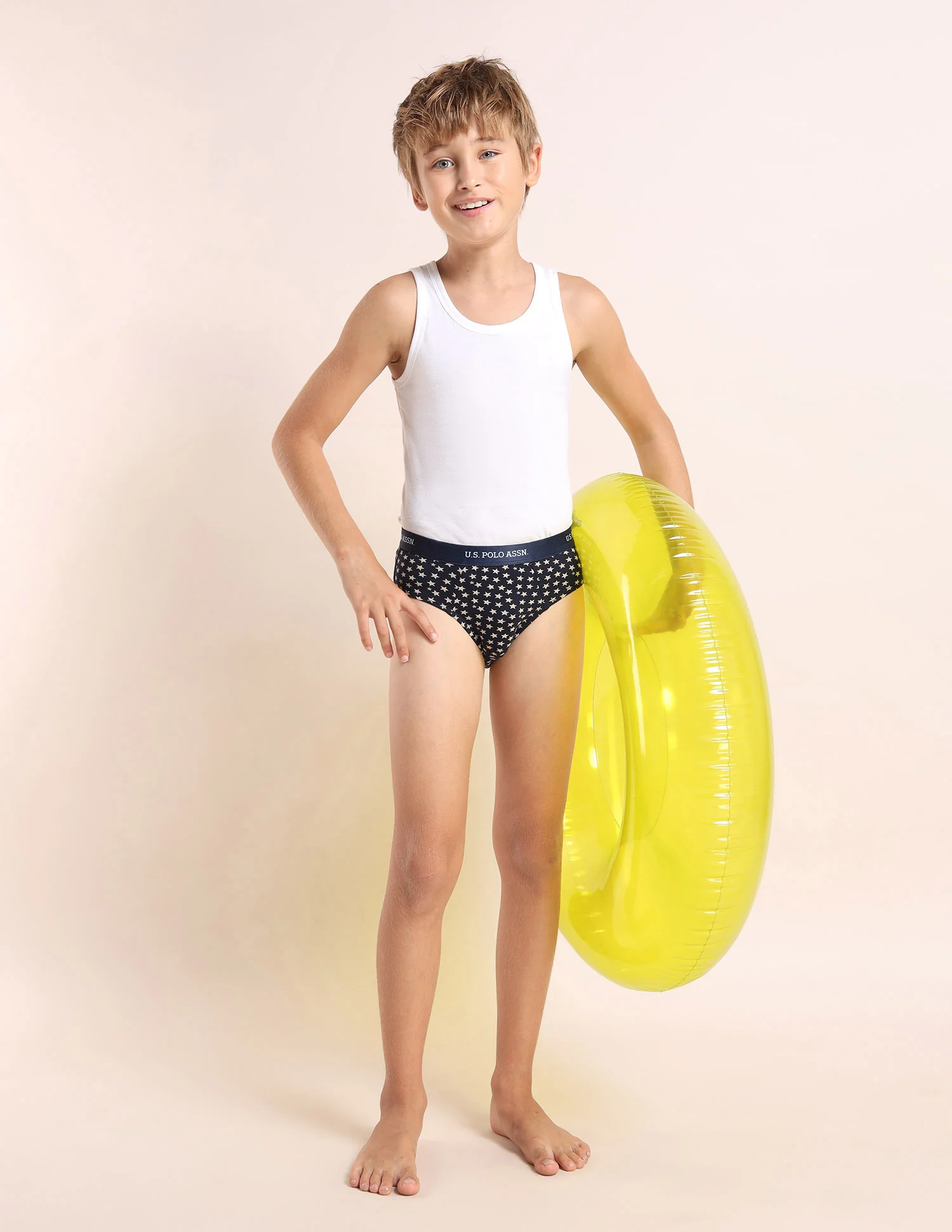 Boys Mid Rise Cotton Spandex Briefs - Pack Of 3 - Image 4