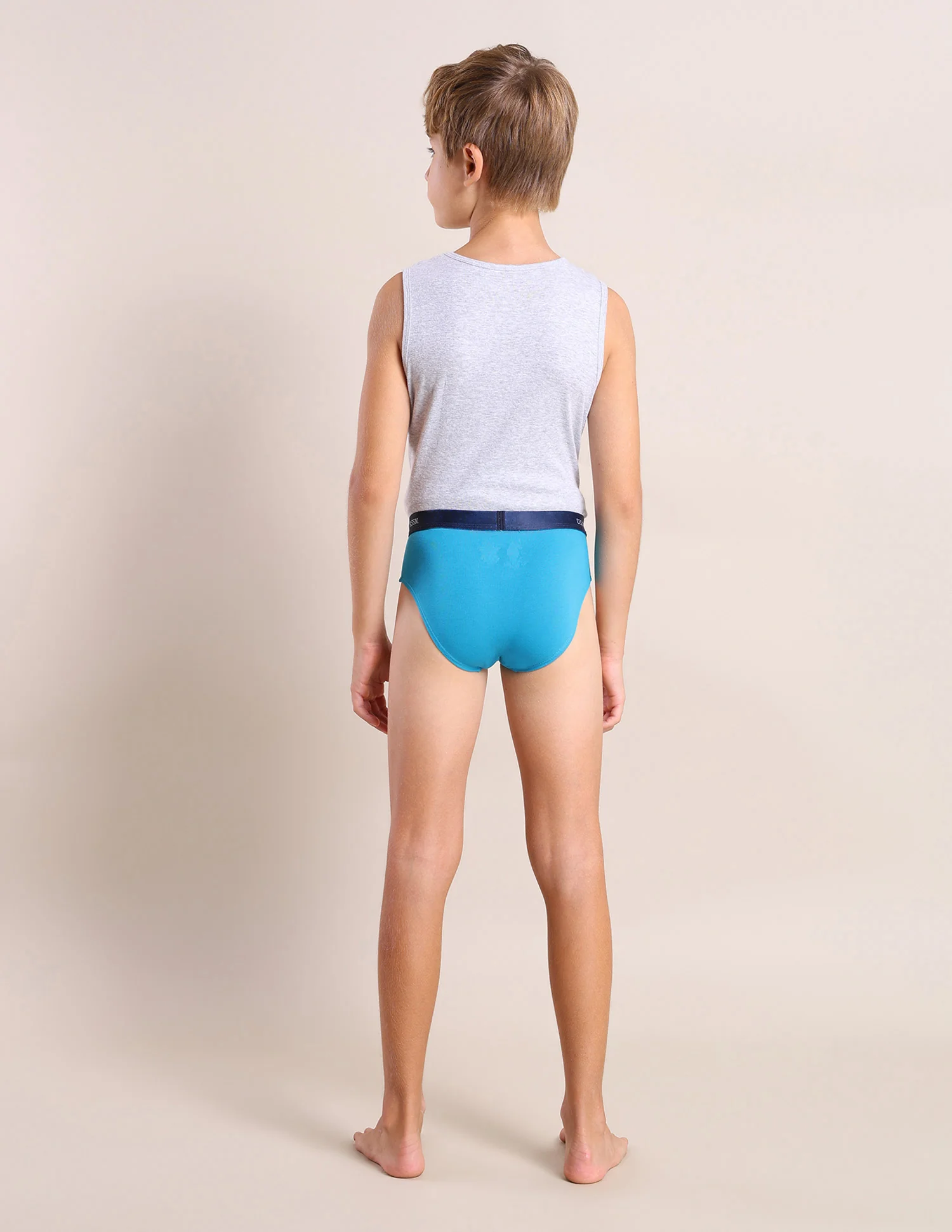 Boys Mid Rise Cotton Spandex Briefs - Pack Of 3 - Image 6