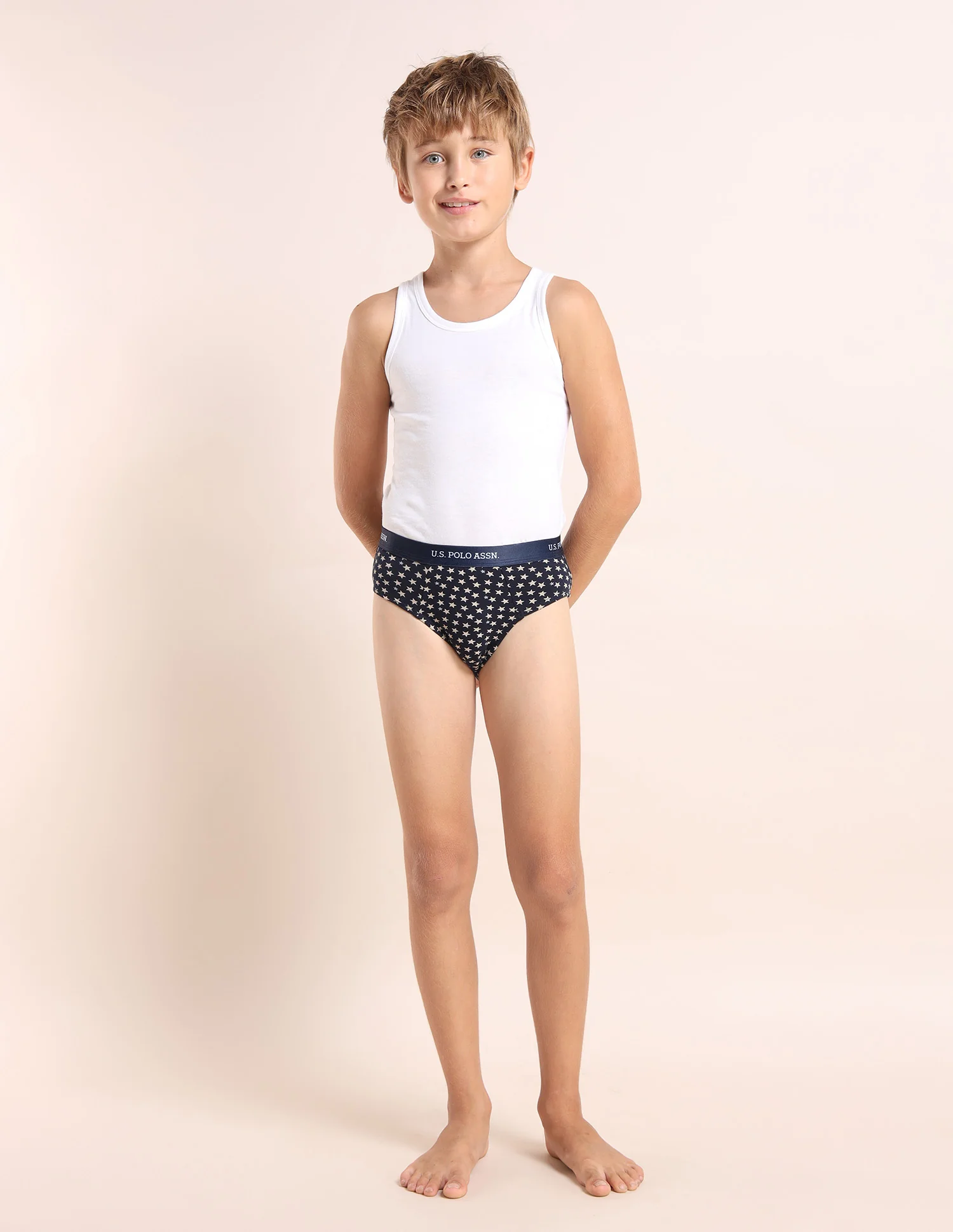 Boys Mid Rise Cotton Spandex Briefs - Pack Of 3 - Image 9