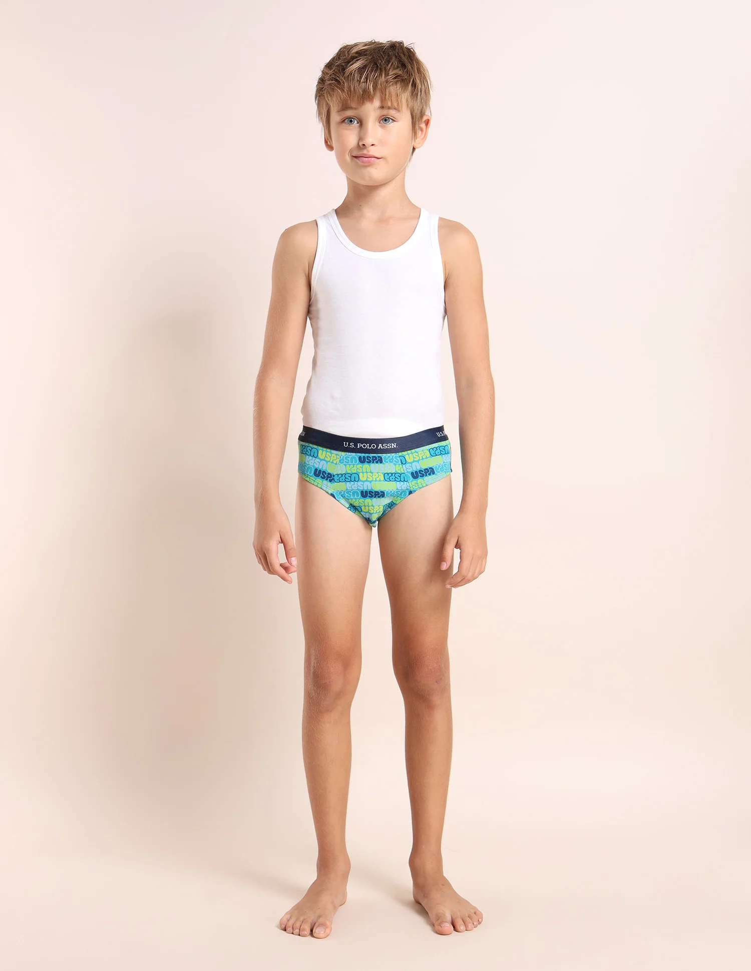 Boys Mid Rise Cotton Spandex Briefs - Pack Of 3 - Image 5