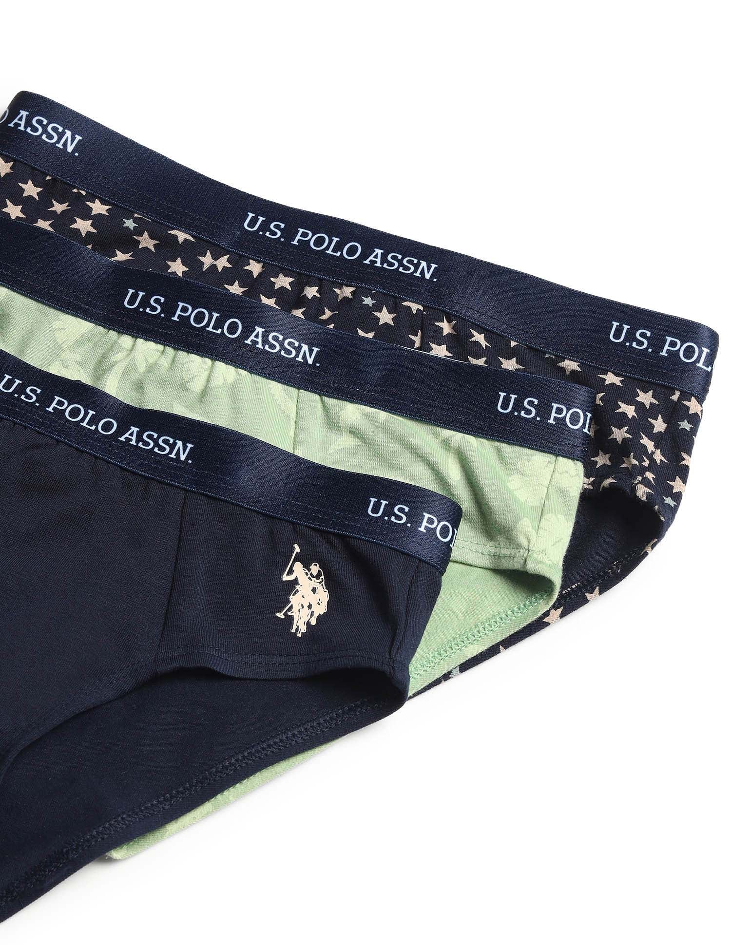 Boys Mid Rise Cotton Spandex Briefs - Pack Of 3 - Image 2