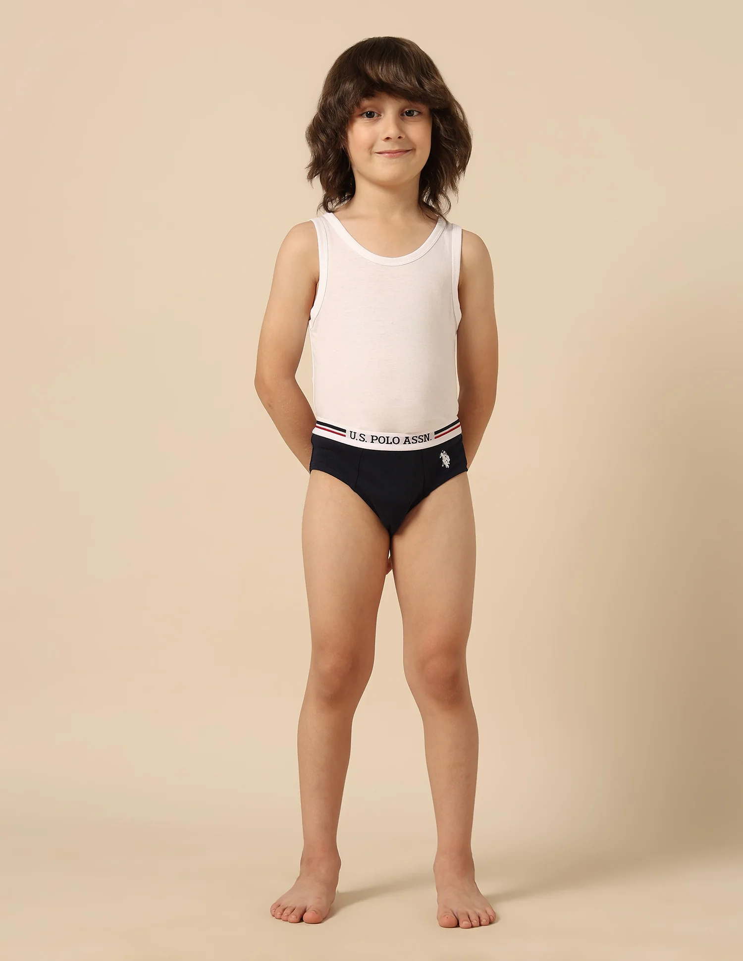 Boys Mid Rise Cotton Spandex EKB09 Briefs - Pack Of 3 - Image 3
