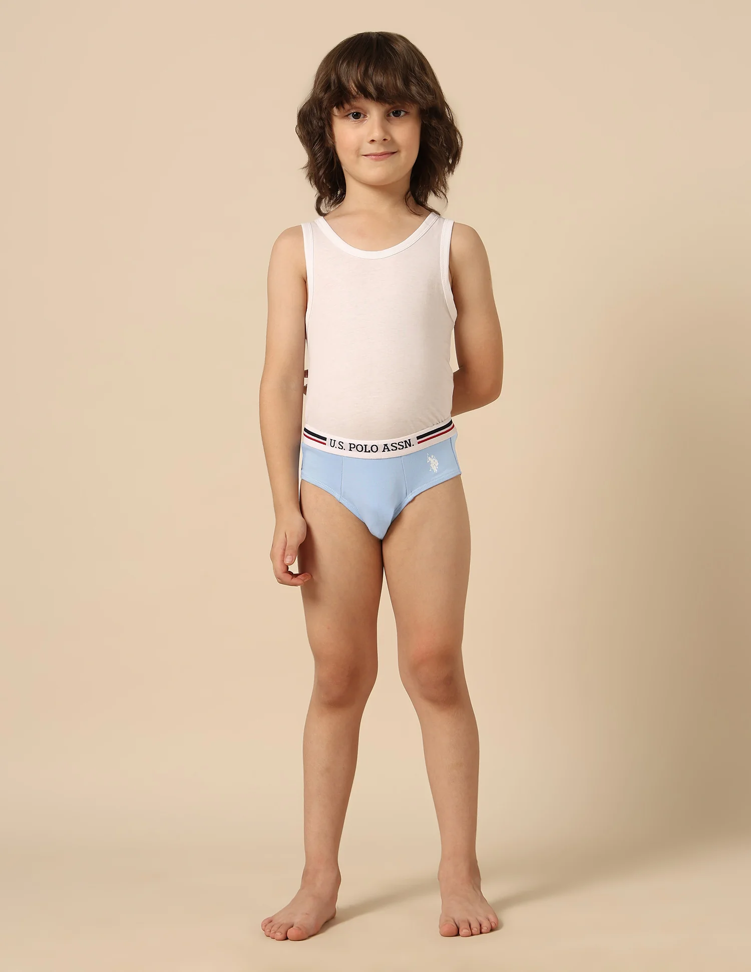 Boys Mid Rise Cotton Spandex EKB09 Briefs - Pack Of 3 - Image 4