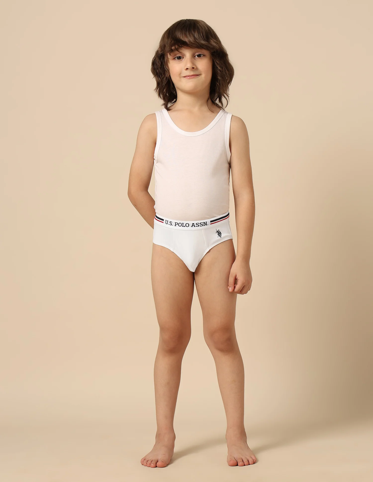 Boys Mid Rise Cotton Spandex EKB09 Briefs - Pack Of 3 - Image 5