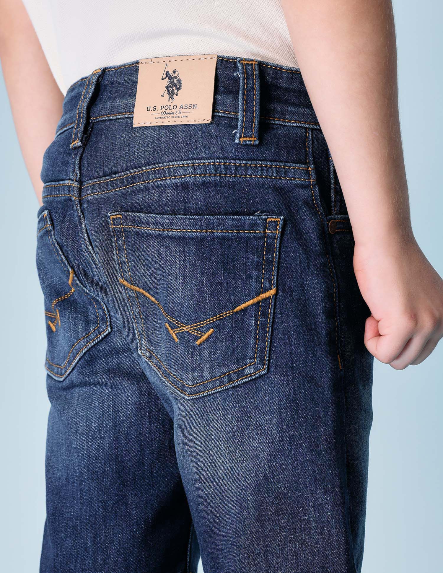 Boys Mid Rise Denim Shorts - Image 7