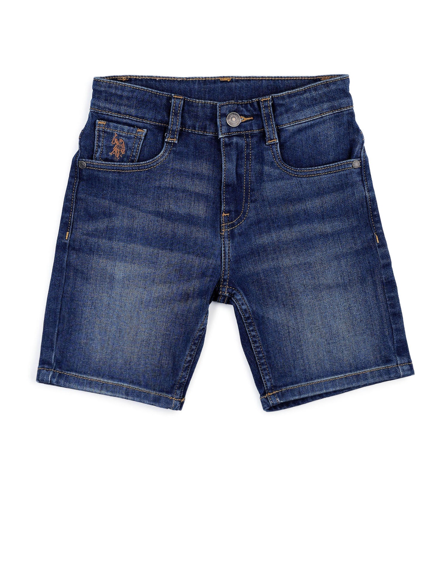 Boys Mid Rise Denim Shorts - Image 8