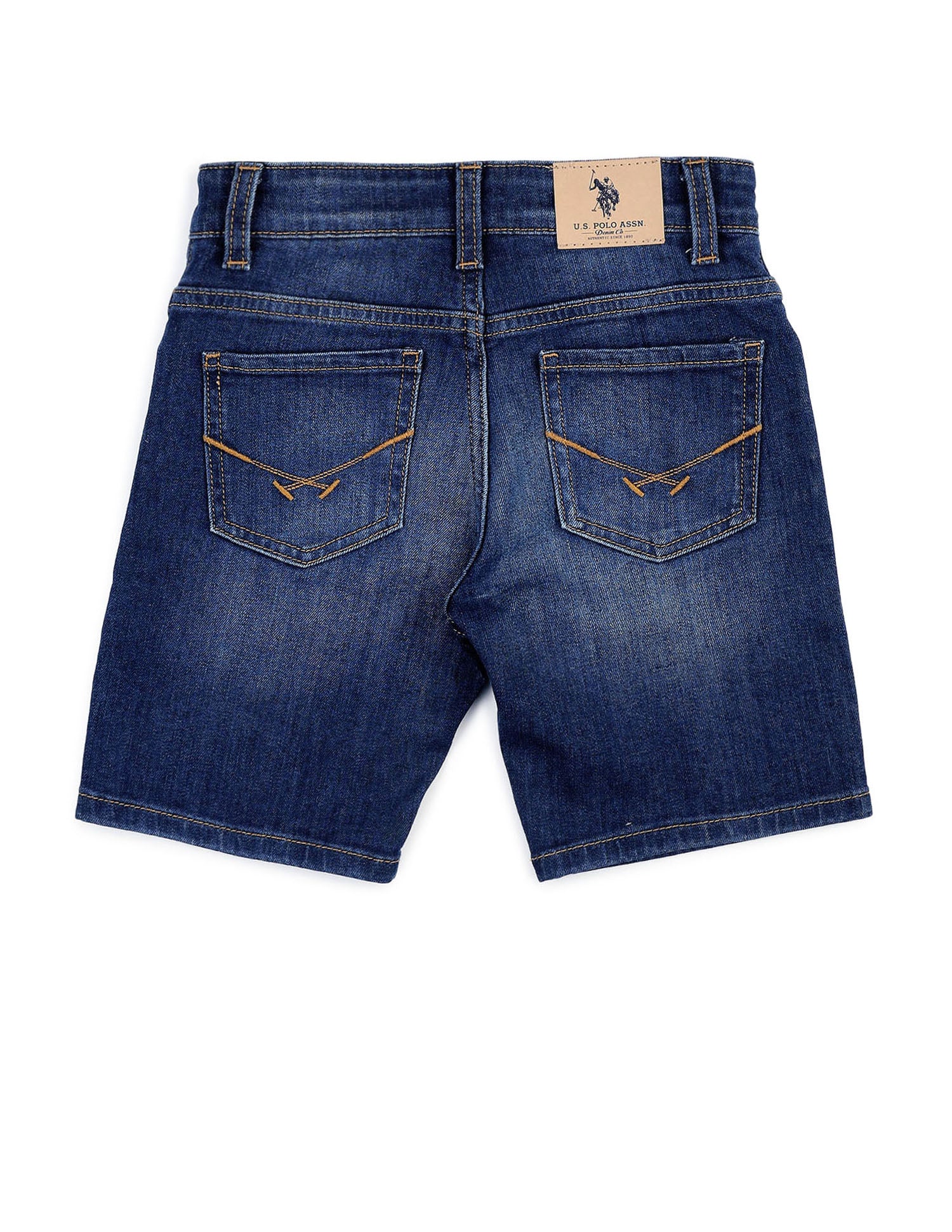 Boys Mid Rise Denim Shorts - Image 9