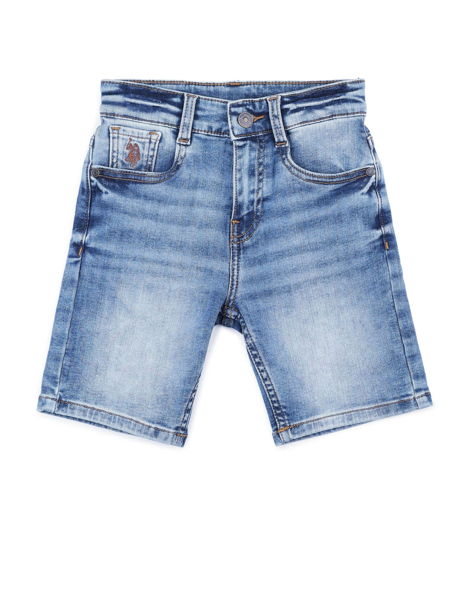 Boys Mid Rise Denim Shorts - Image 8