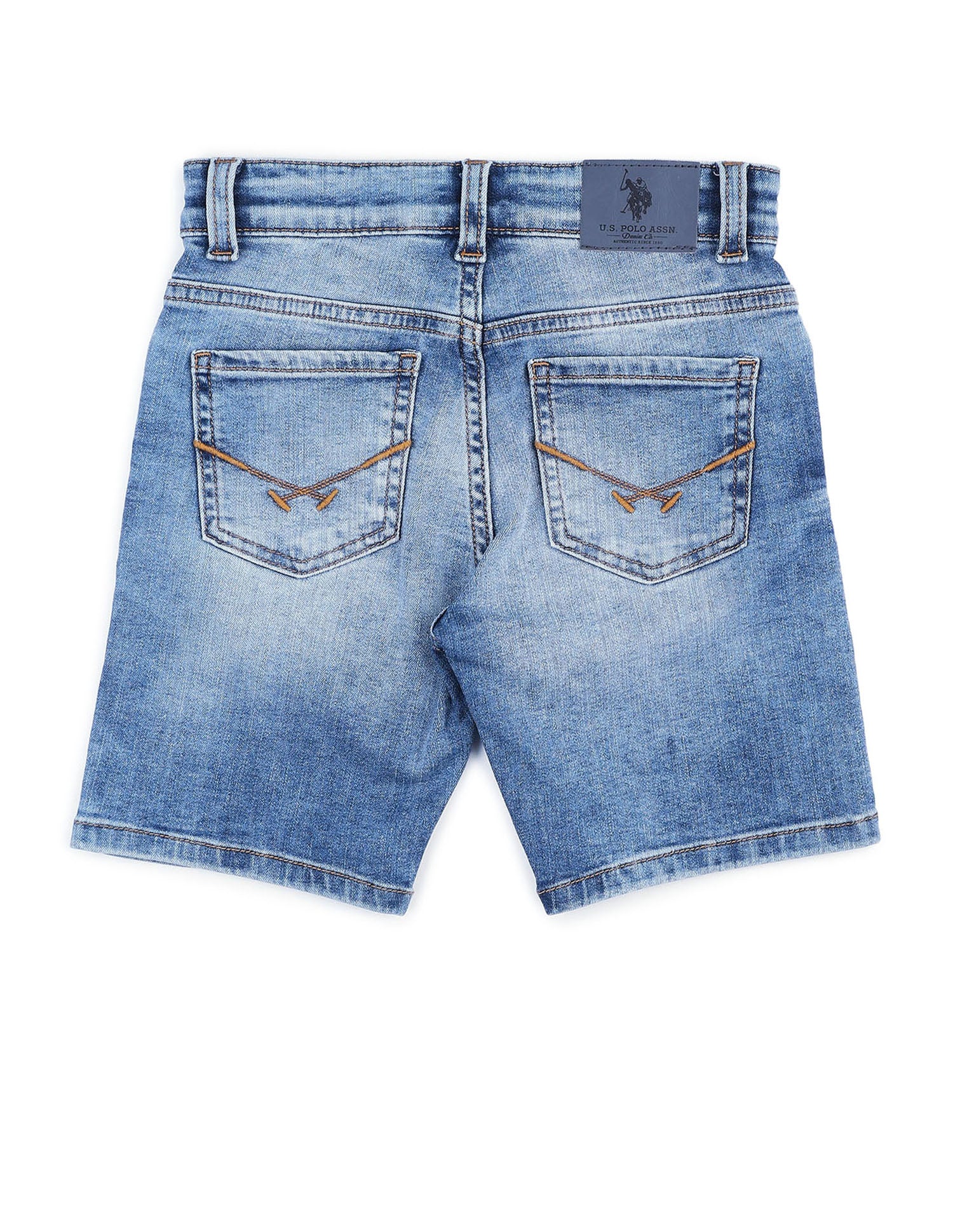 Boys Mid Rise Denim Shorts - Image 9